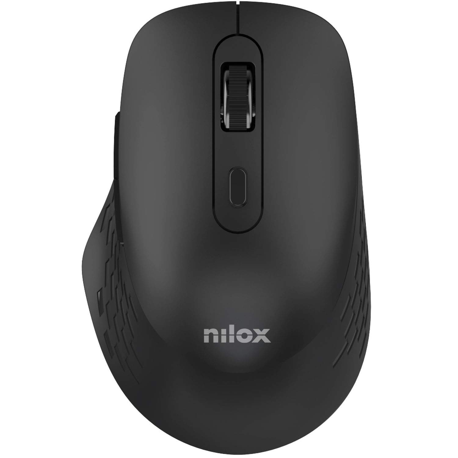Trådløs mus med dobbeltfunktion, lydløs, sort billede