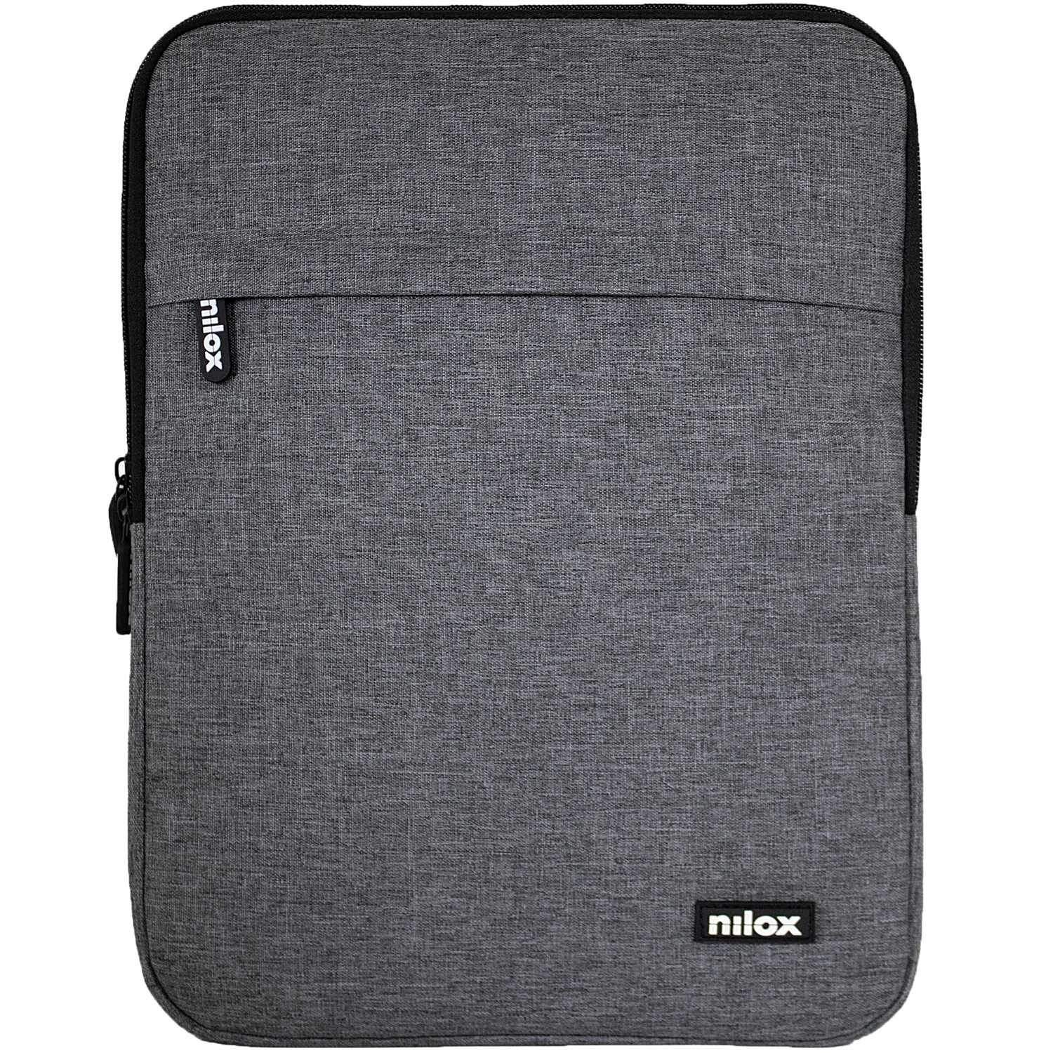 Laptop-sleeve 15,6" grå – polstret, stødsikker, kompakt billede