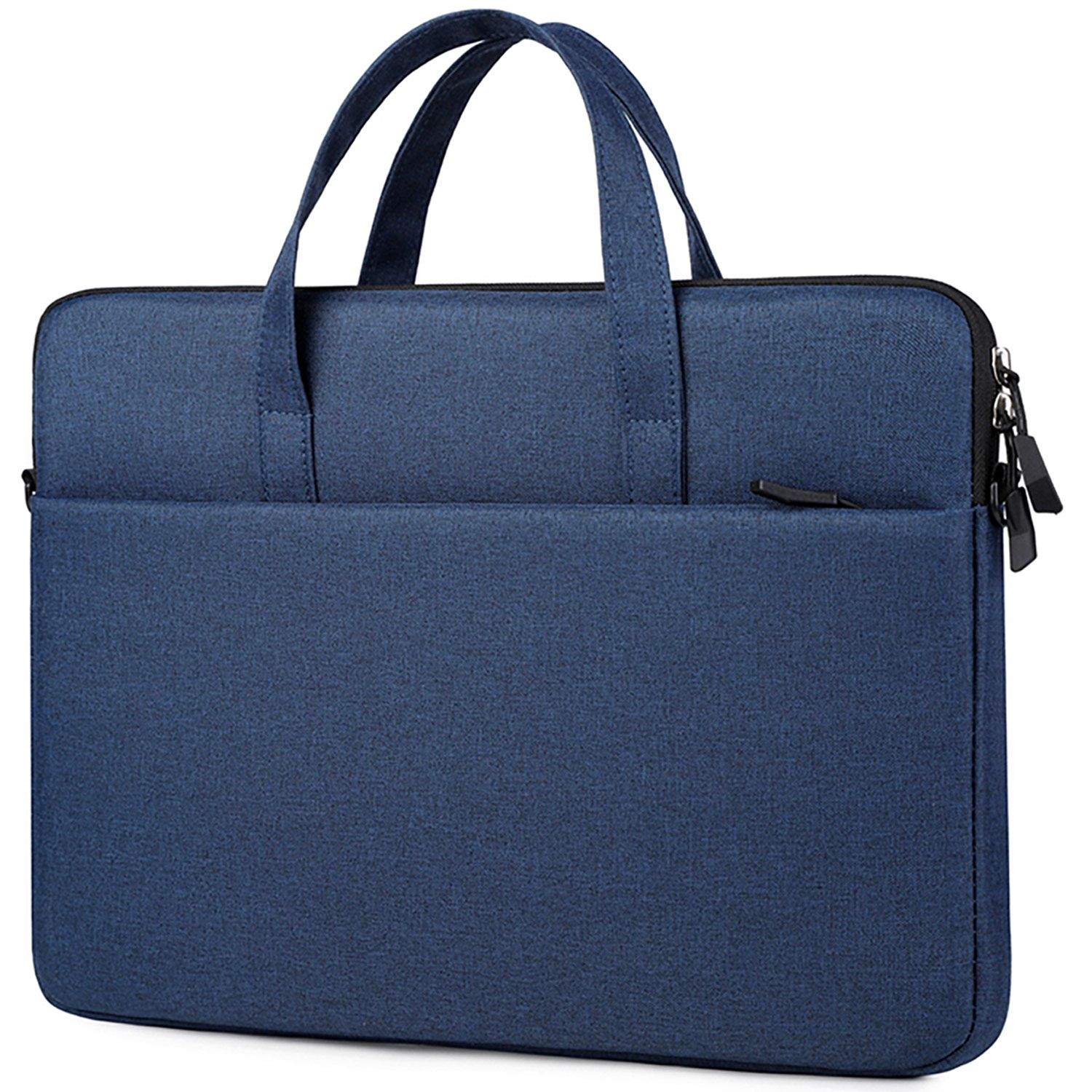 Laptopväska Slim 15,6"" Blå med Handtag och Rem | Hem & Hobby | Pryloteket