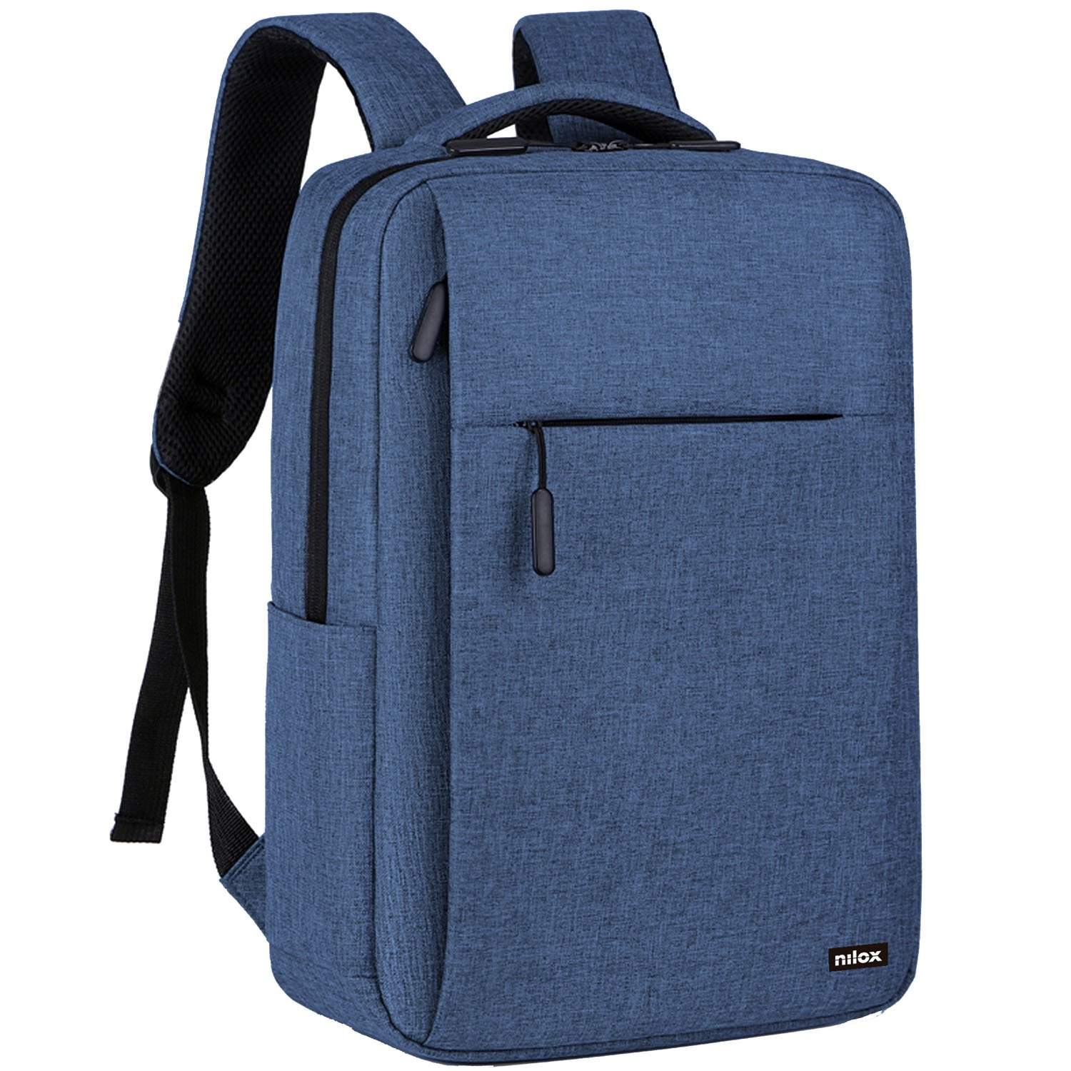 Laptopryggsäck 15,6"" – Blå, Vattentålig, 3 Fickor | Hem & Hobby | Pryloteket