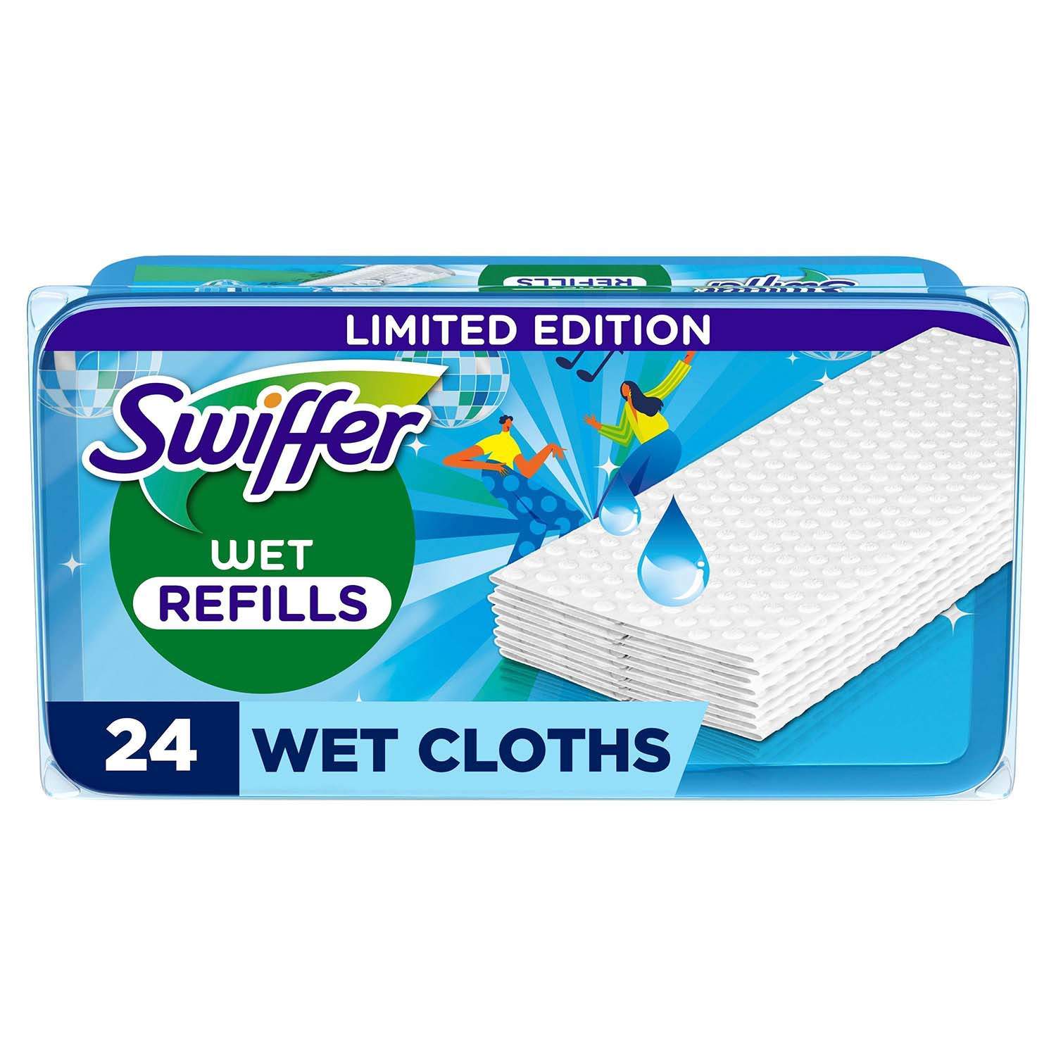 Våta golvservetter, citrondoft, 24-pack | Hem & Hobby | Pryloteket