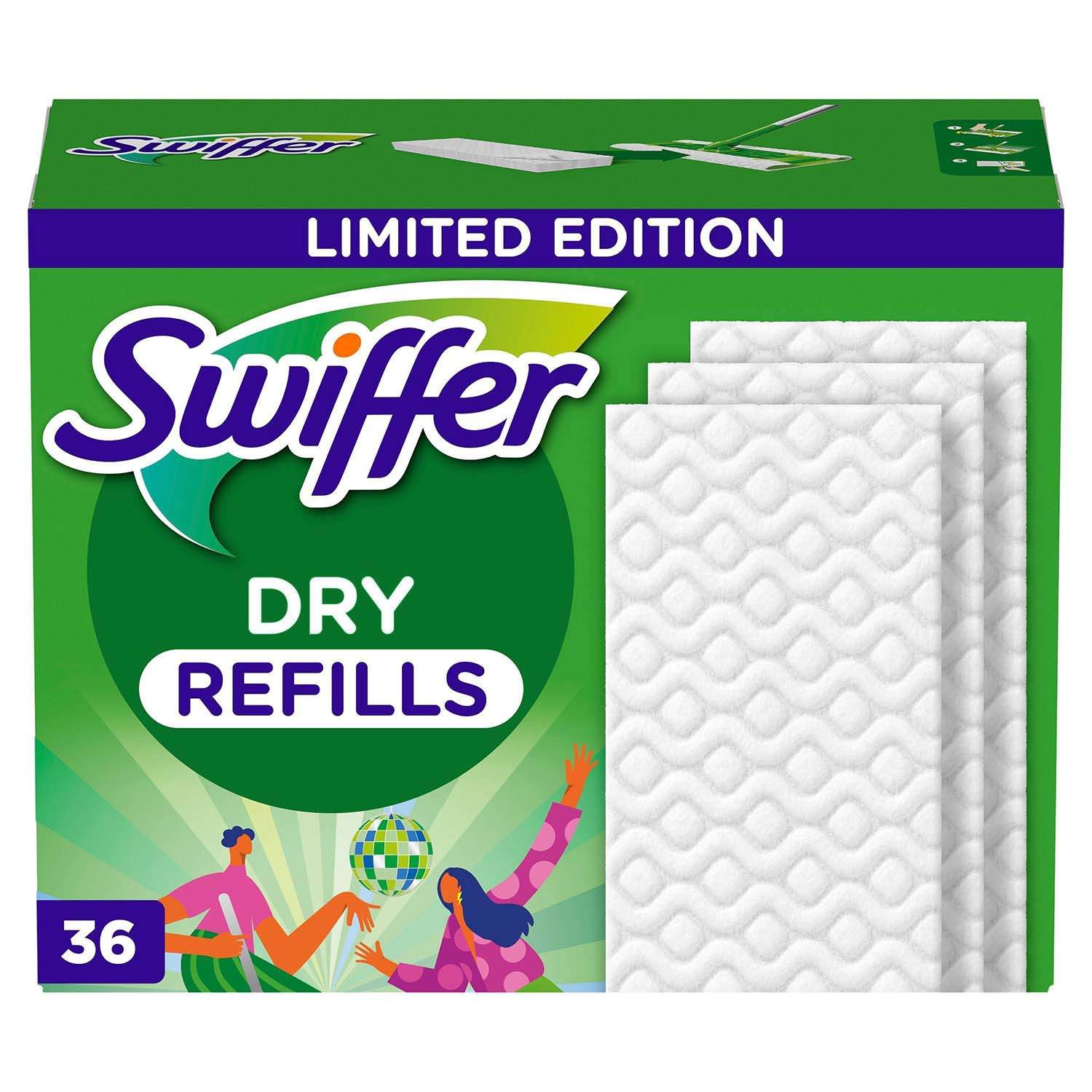 Tørre gulvrengøringsklude til dyrehår, 36 stk.