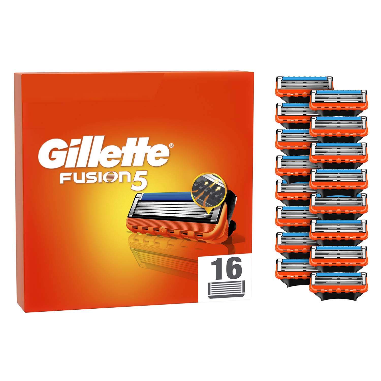Herrebarberblade, 16-pak – Fusion5, Langtidsholdbare billede