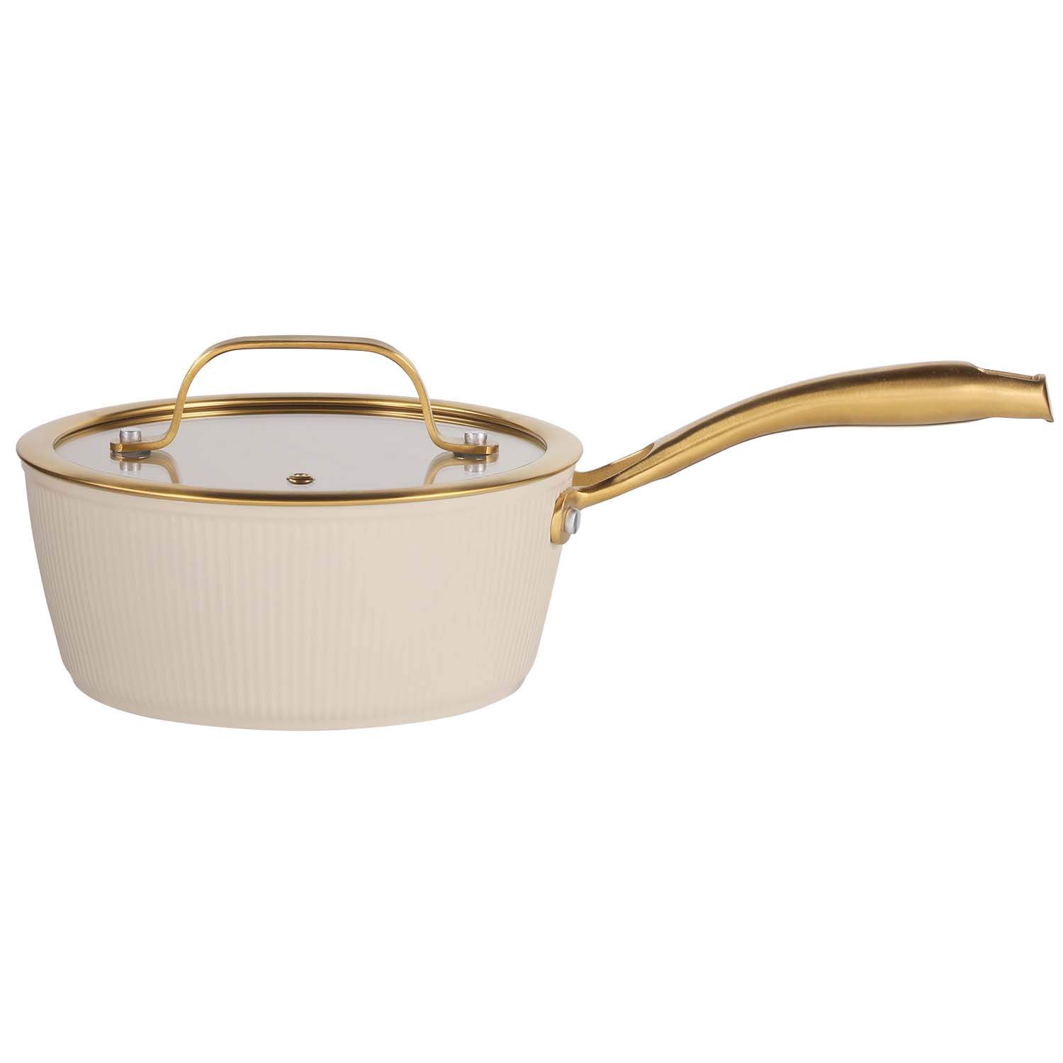 Kastrull med glaslock, 18 cm, 1,6 l, aluminium | Hem & Hobby | Pryloteket