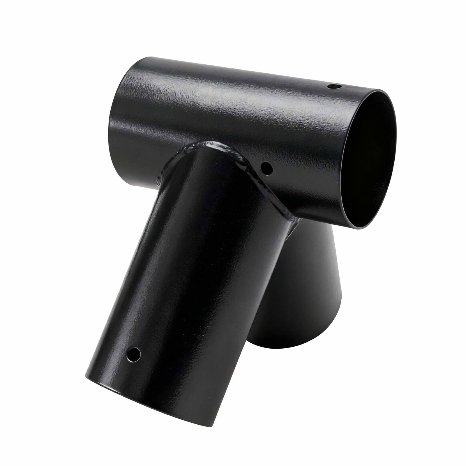 Svingbeslag til runde stolper – stål, vejrbestandig