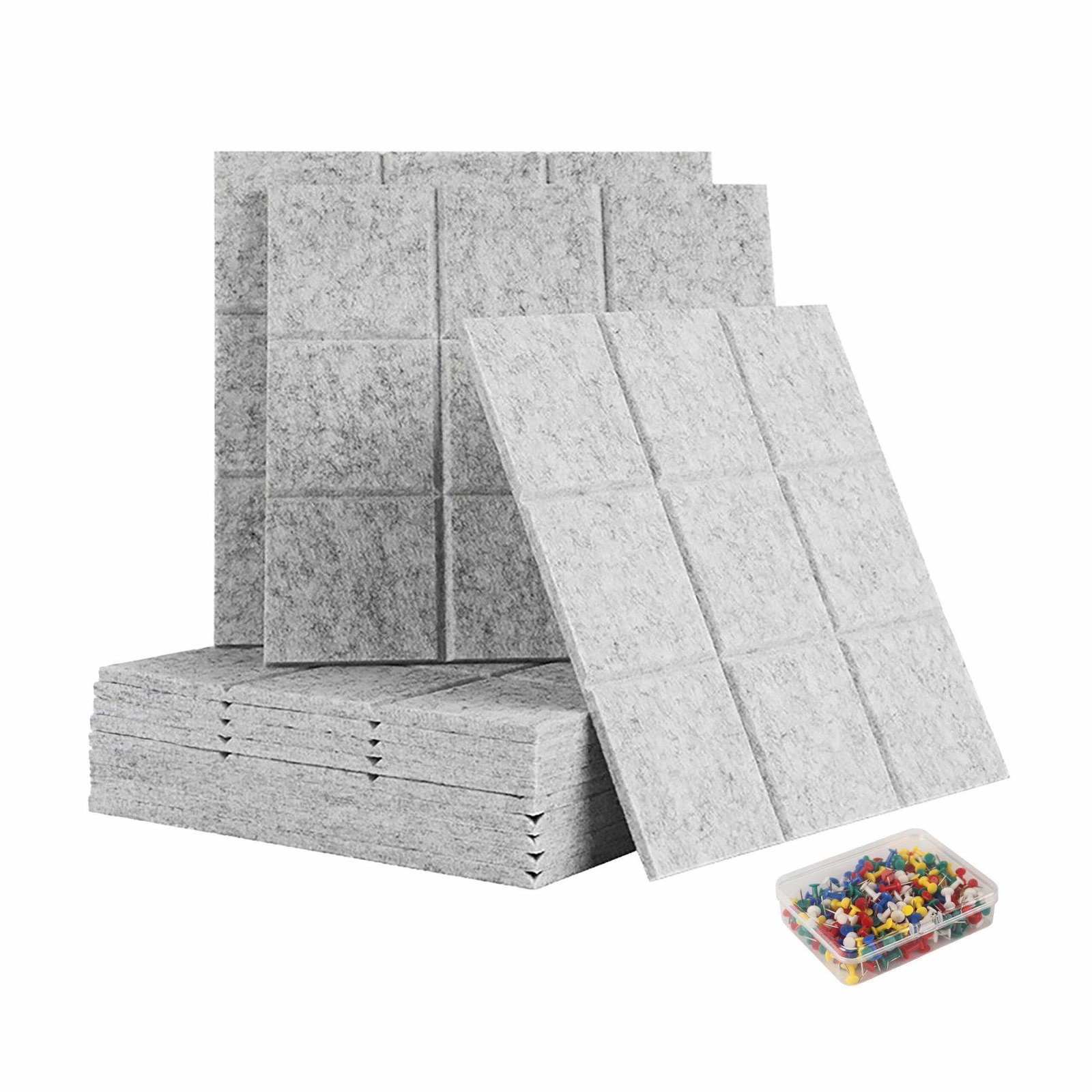 Selvklæbende filttavler – 12-pak til fotos og noter