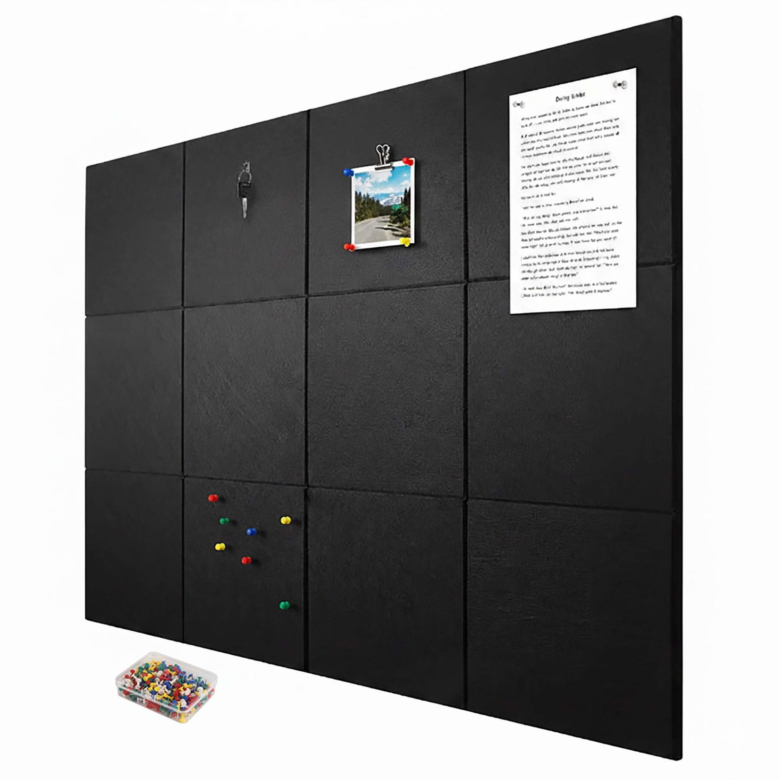 Selvklæbende filttavler, 12-pak – Organiser noter og fotos