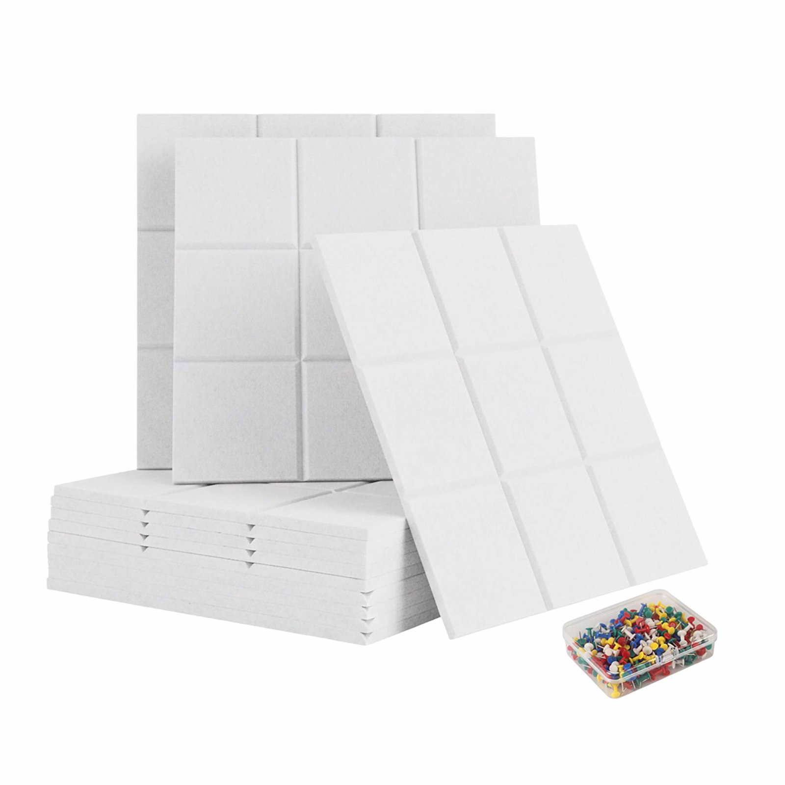 Selvklæbende filttavler – 12 stk. til noter og fotos