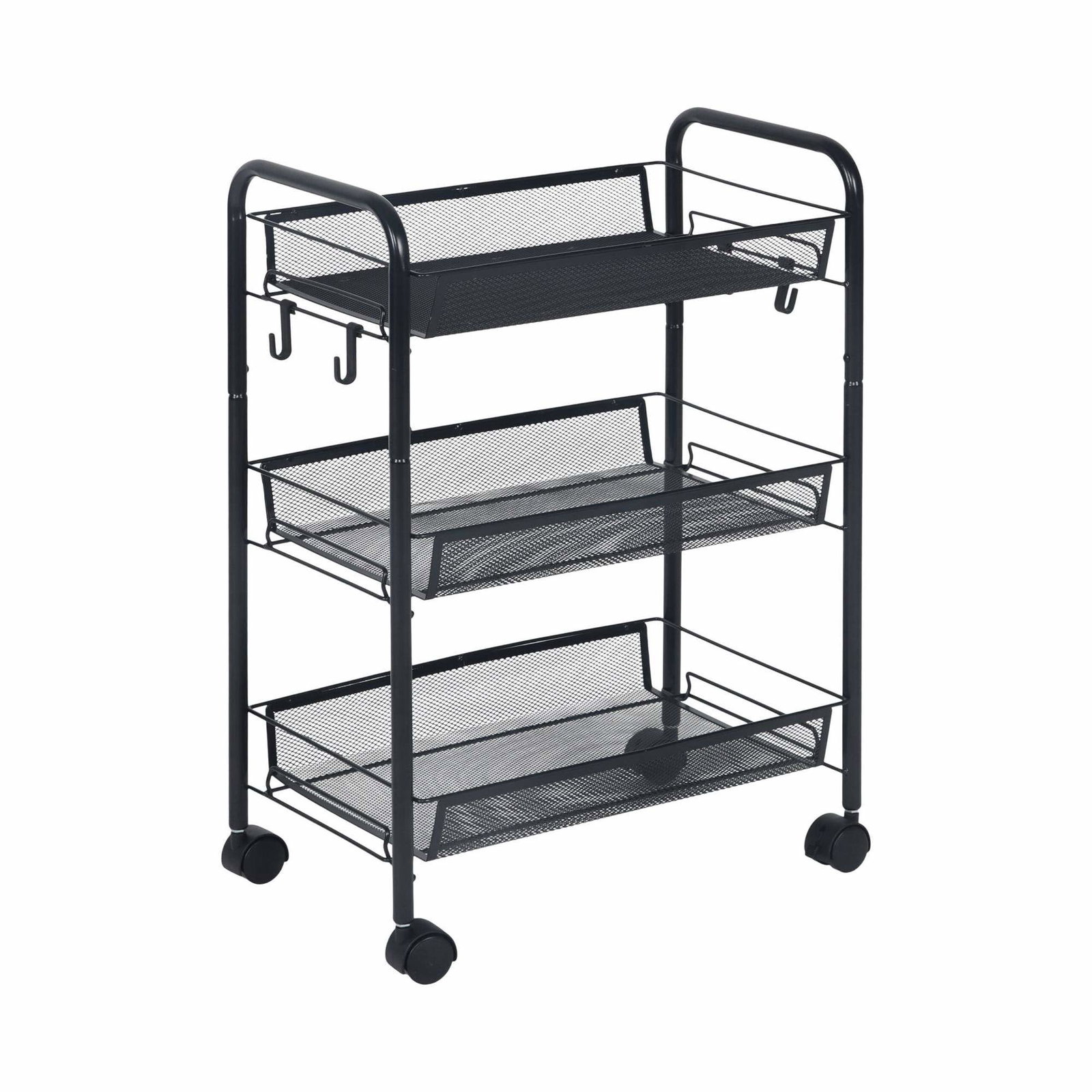 Flerlags netvogn med 360 hjul – alsidig opbevaring