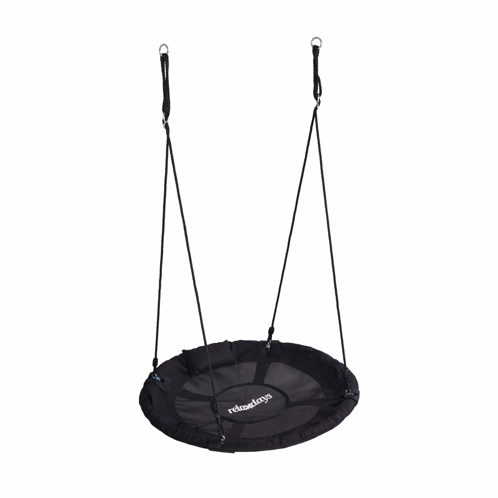 Rund børnegynge med hynde og greb