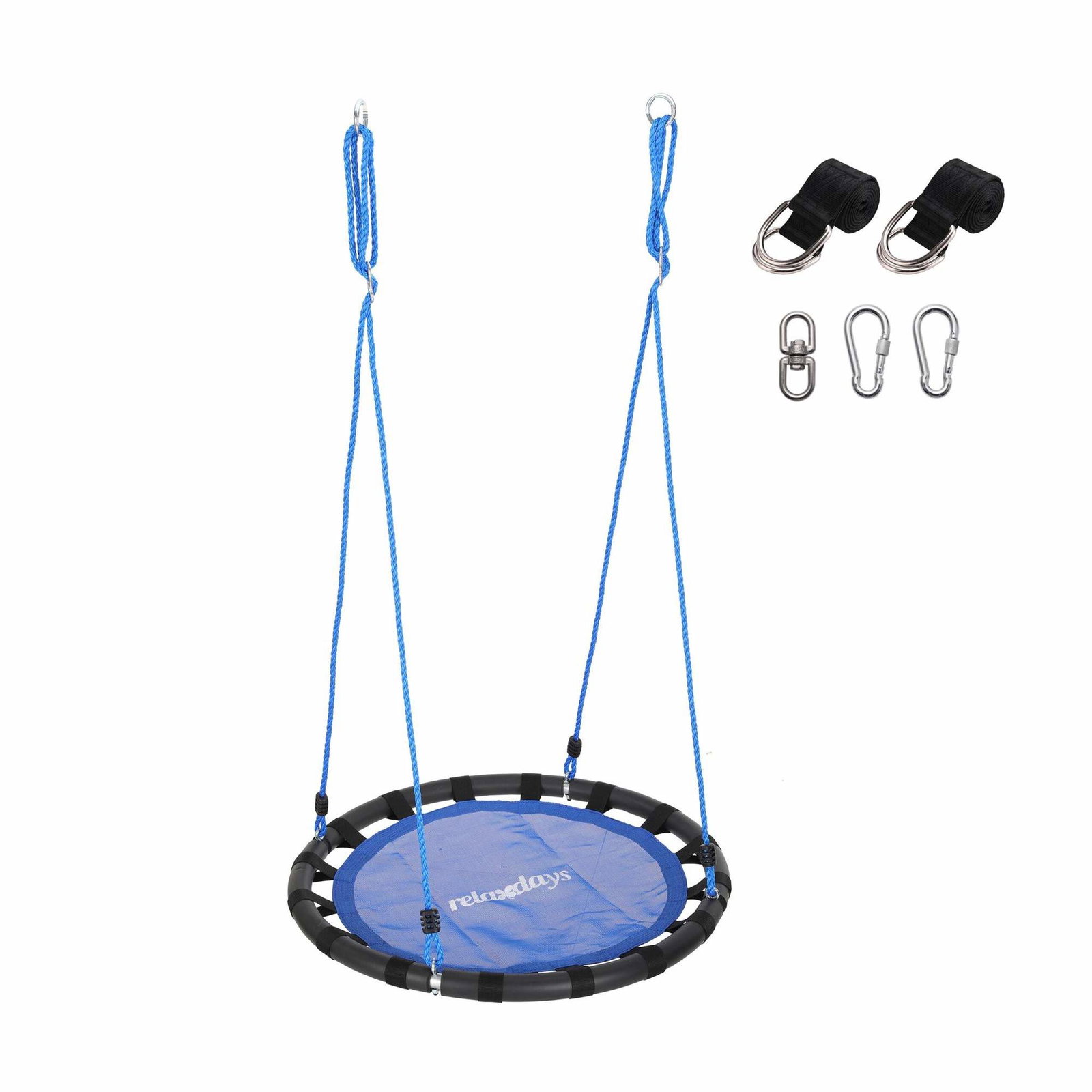 Rund hängande gunga, 80 cm – justerbar och säker | Hem & Hobby | Pryloteket