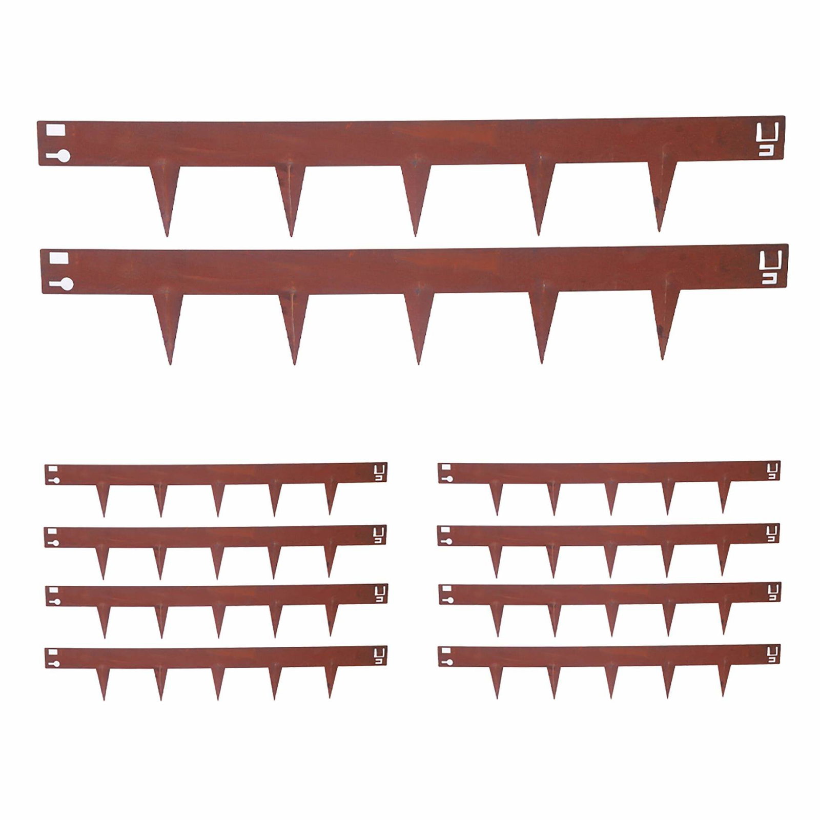 Cortenstål græskant – Fleksibel havekant