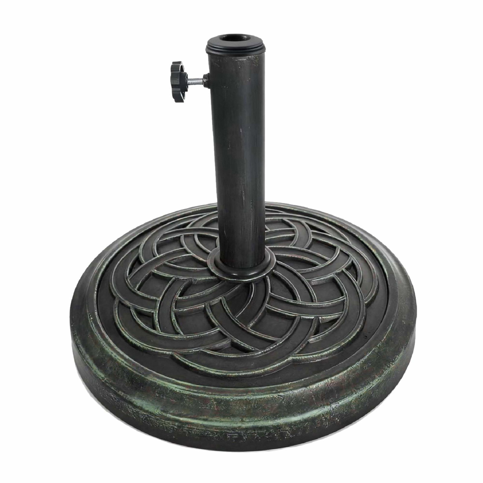 Parasolstativ 12 kg – Sikker base med 3 adaptere