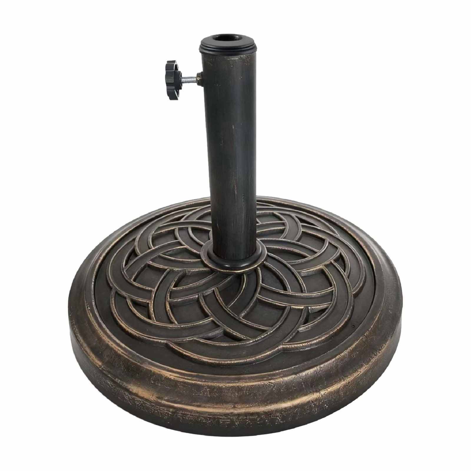 Parasolstativ 12 kg – Sikker base med 3 adaptere