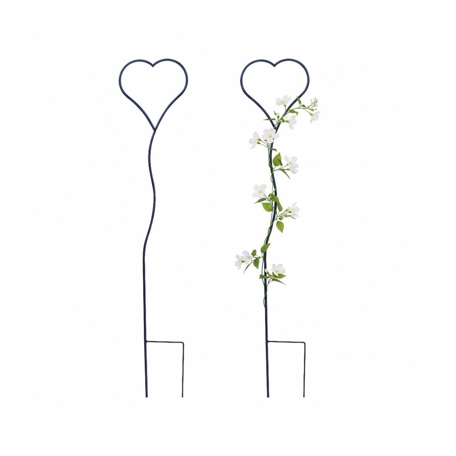 Hjerteformet haveespaliersæt – Støtter klatreplanter