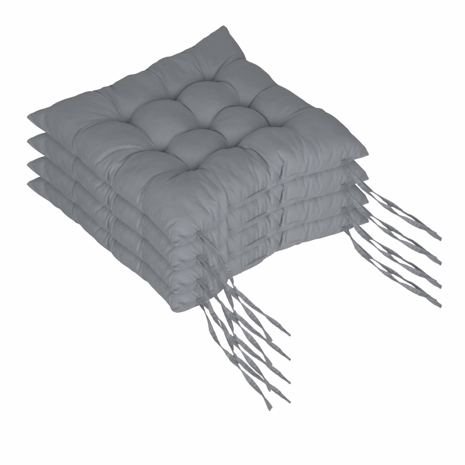 Quiltade stolsdynor, 4-pack – Komfort för inomhus-/utomhusbruk | Hem & Hobby | Pryloteket