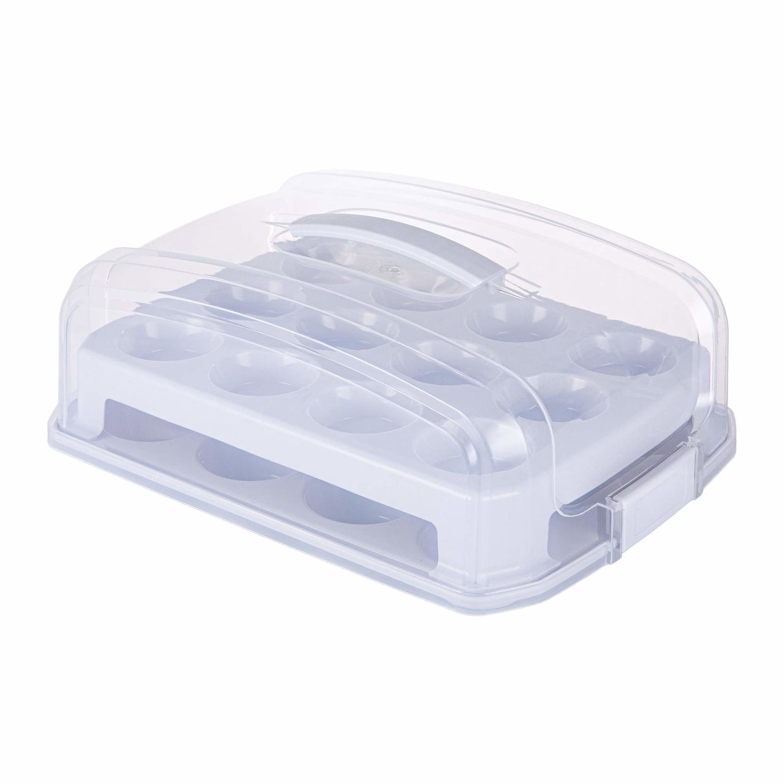 Cupcake-opbevaringsboks – Rummer 24, robust og bærbar