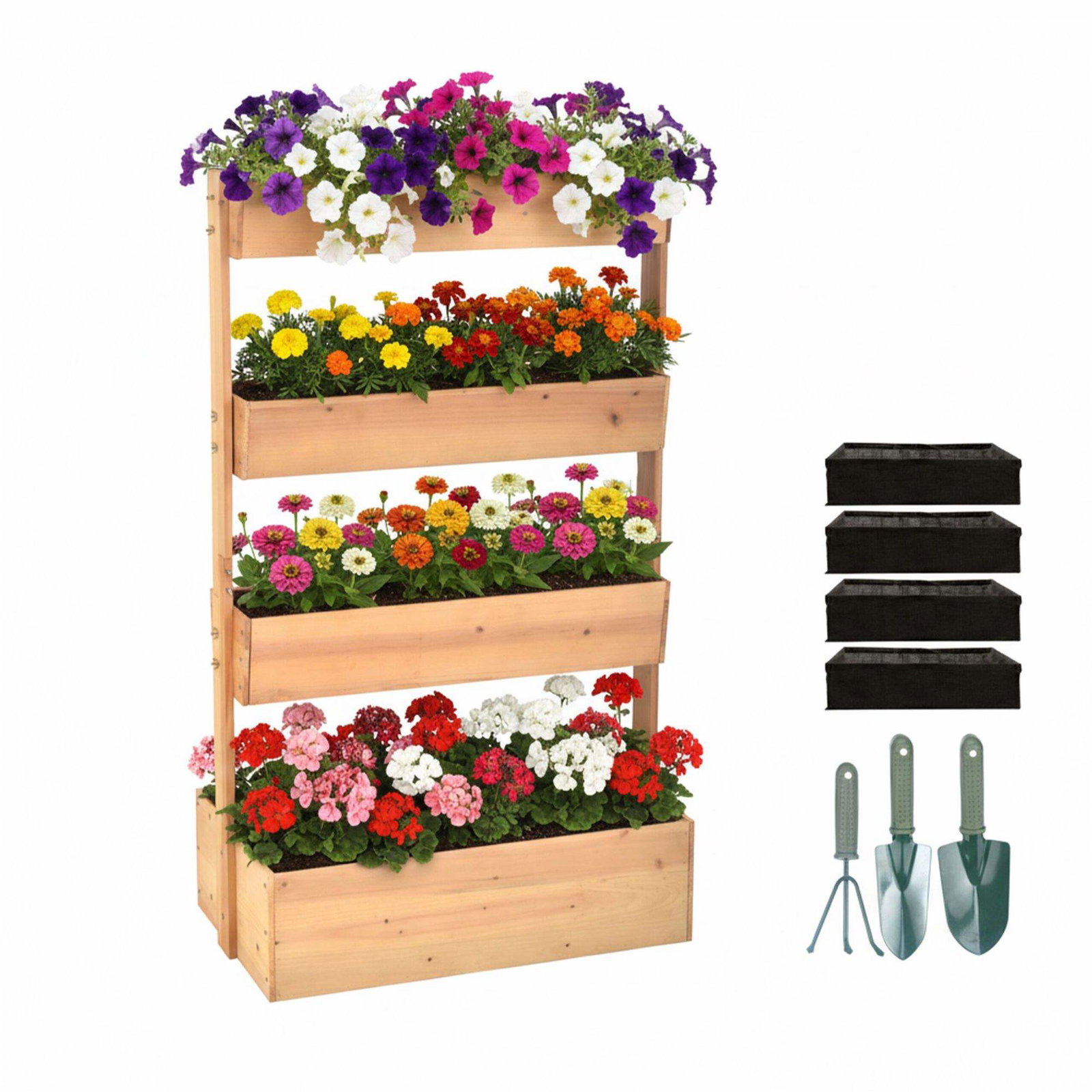 Balkonpotte i flere niveauer – dyrk nemt krydderurter og grøntsager