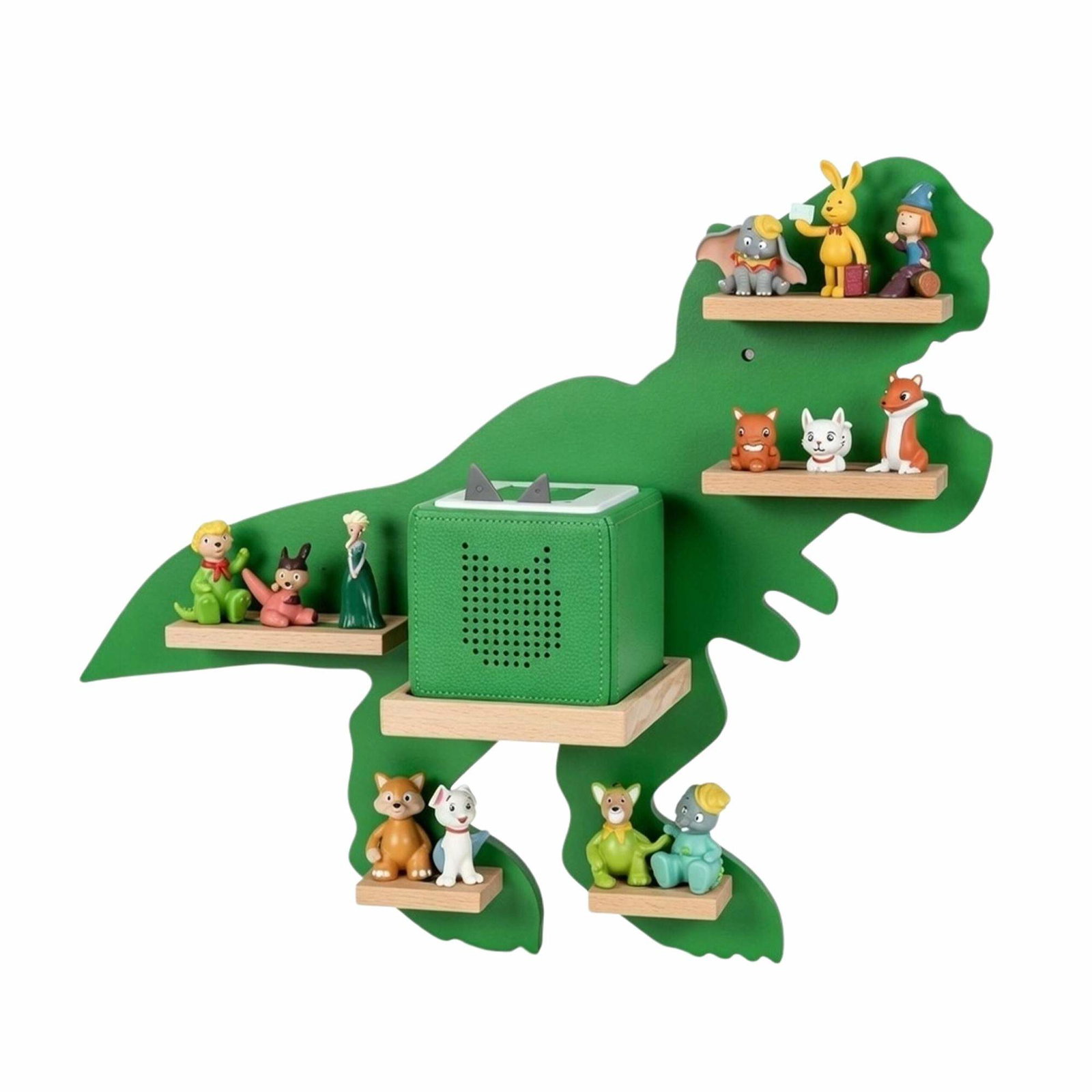 Toniebox væghylde – Plads til 35 figurer, magnetstrimler