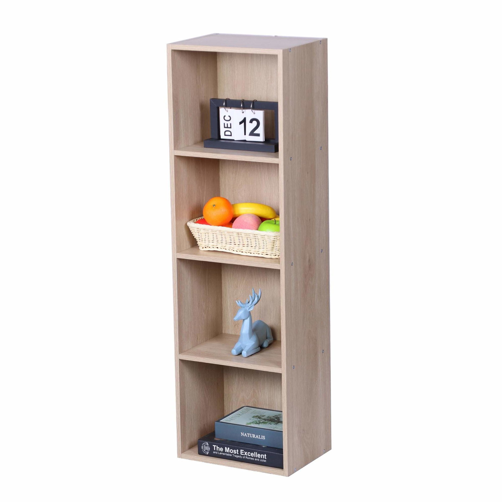 Cube-bogreol – Alsidig opbevaringshylde med sikre fastgørelser