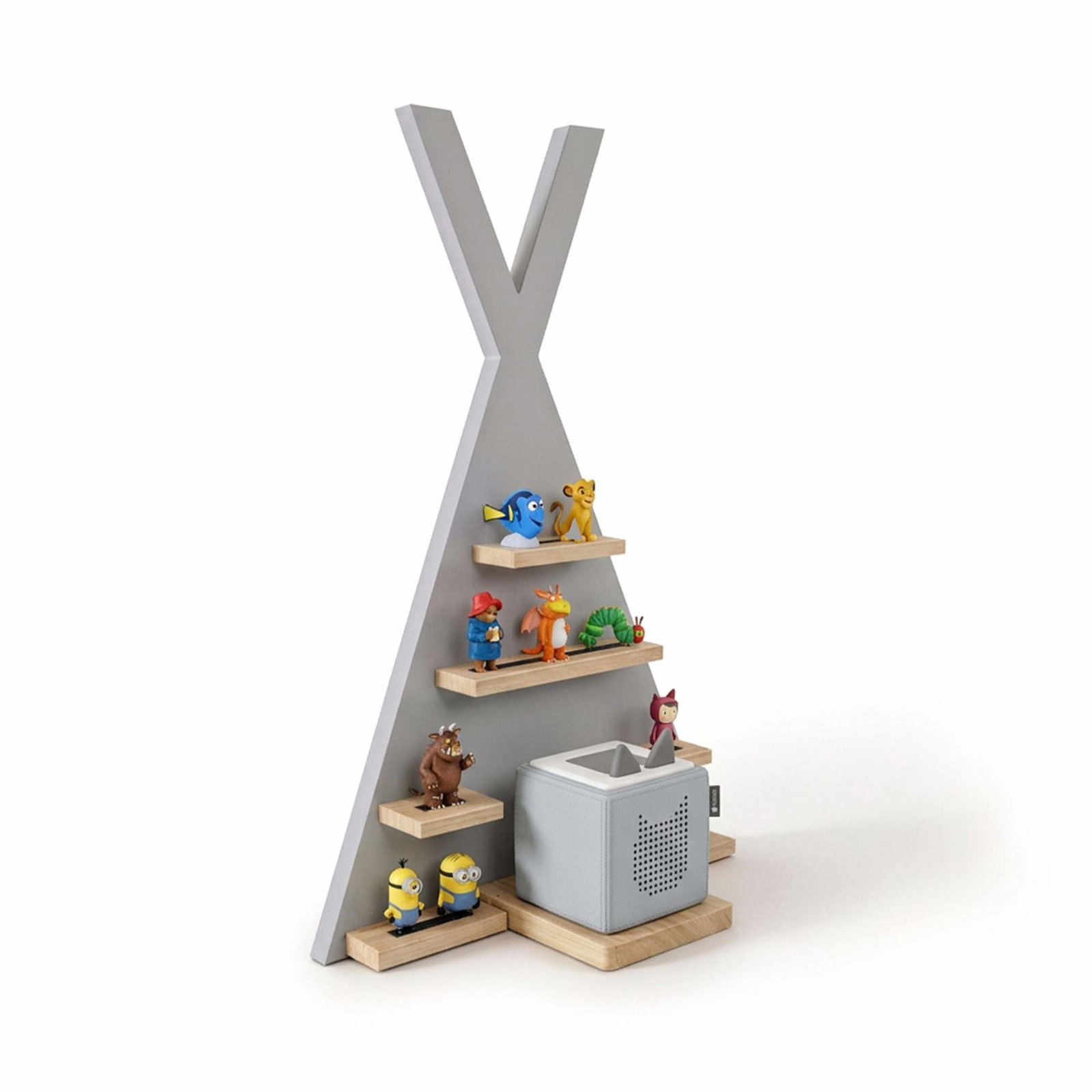 Toniebox tältvägghylla – Rymmer 34 figurer, magnetisk förvaring | Hem & Hobby | Pryloteket