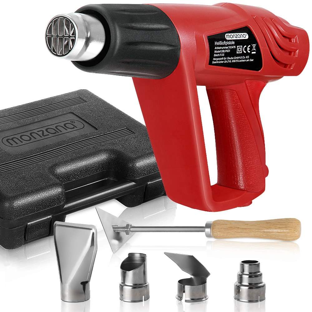 2000W värmepistol med tillbehör och bärväska | Hem & Hobby | Pryloteket