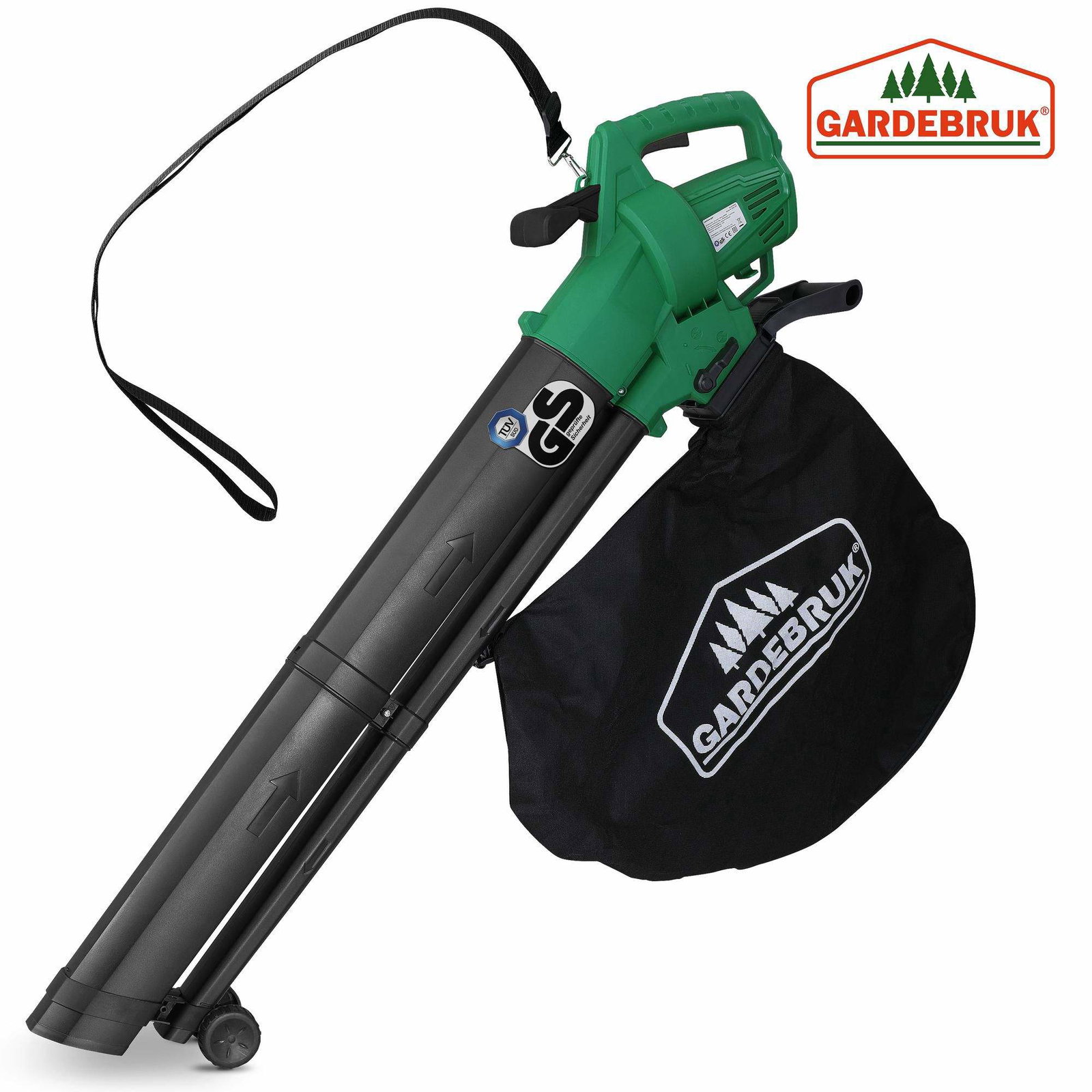 Elektrisk lövblåsare med vakuumkompostering – 3-i-1, 45 liters påse | Hem & Hobby | Pryloteket