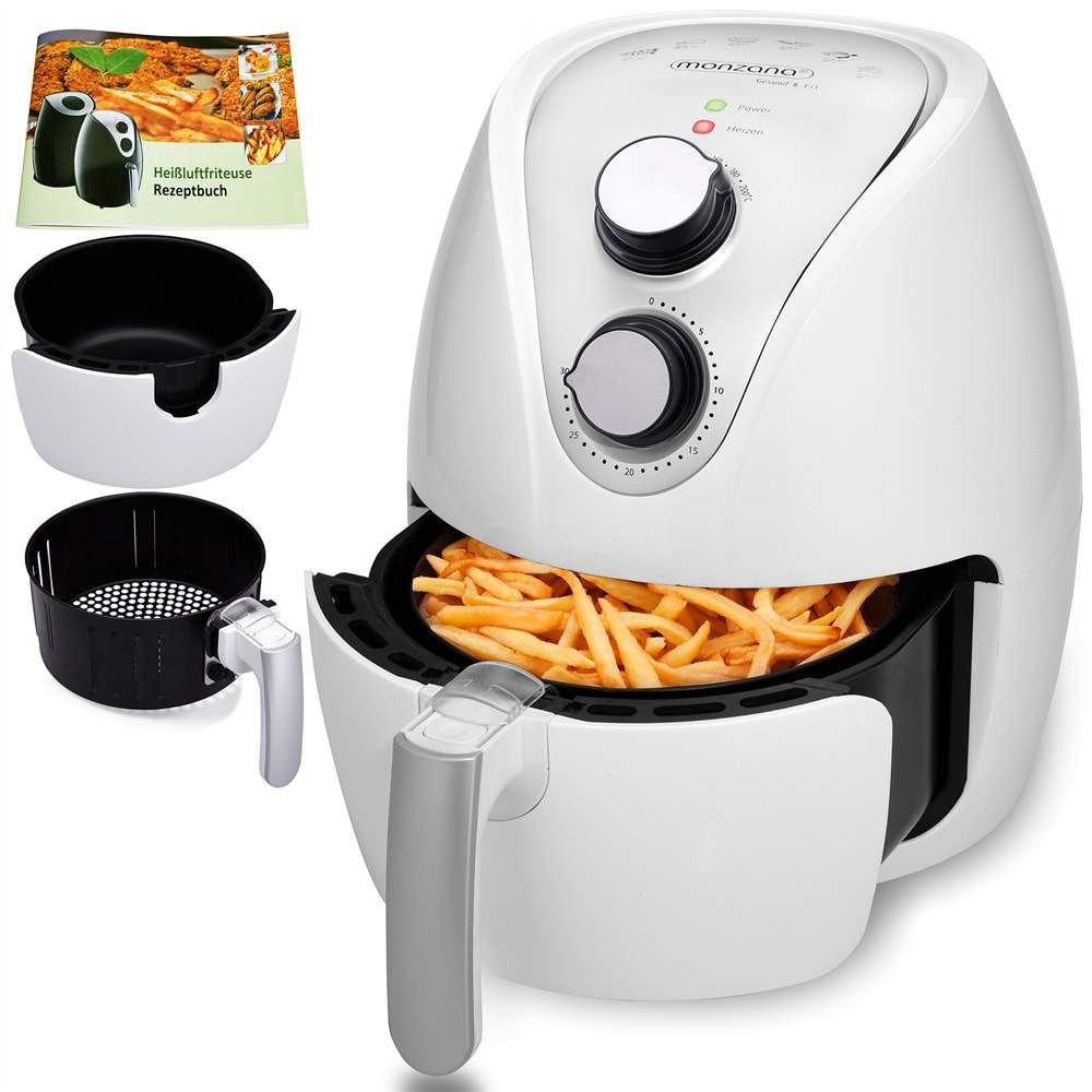 Airfryer 9-i-1 Hvid, 3,6L, 1500W, Sund Madlavning