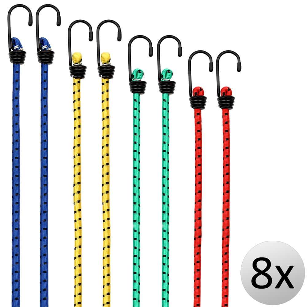 Set med elastiska gummiband – 8 delar, 4 längder, slitstarka | Hem & Hobby | Pryloteket