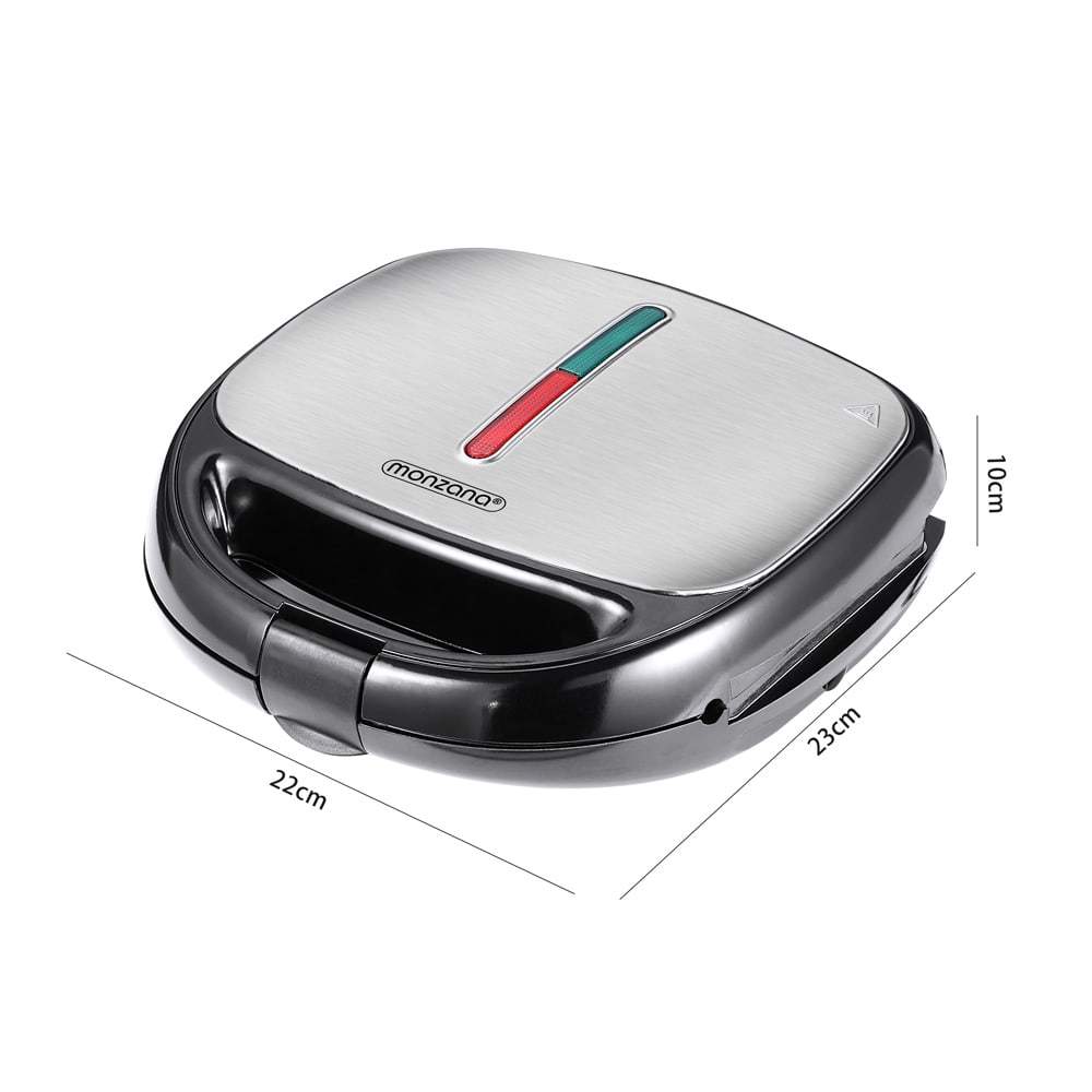 3-i-1 sandwichmaskine, grill og vaffeljern – 800W, non-stick