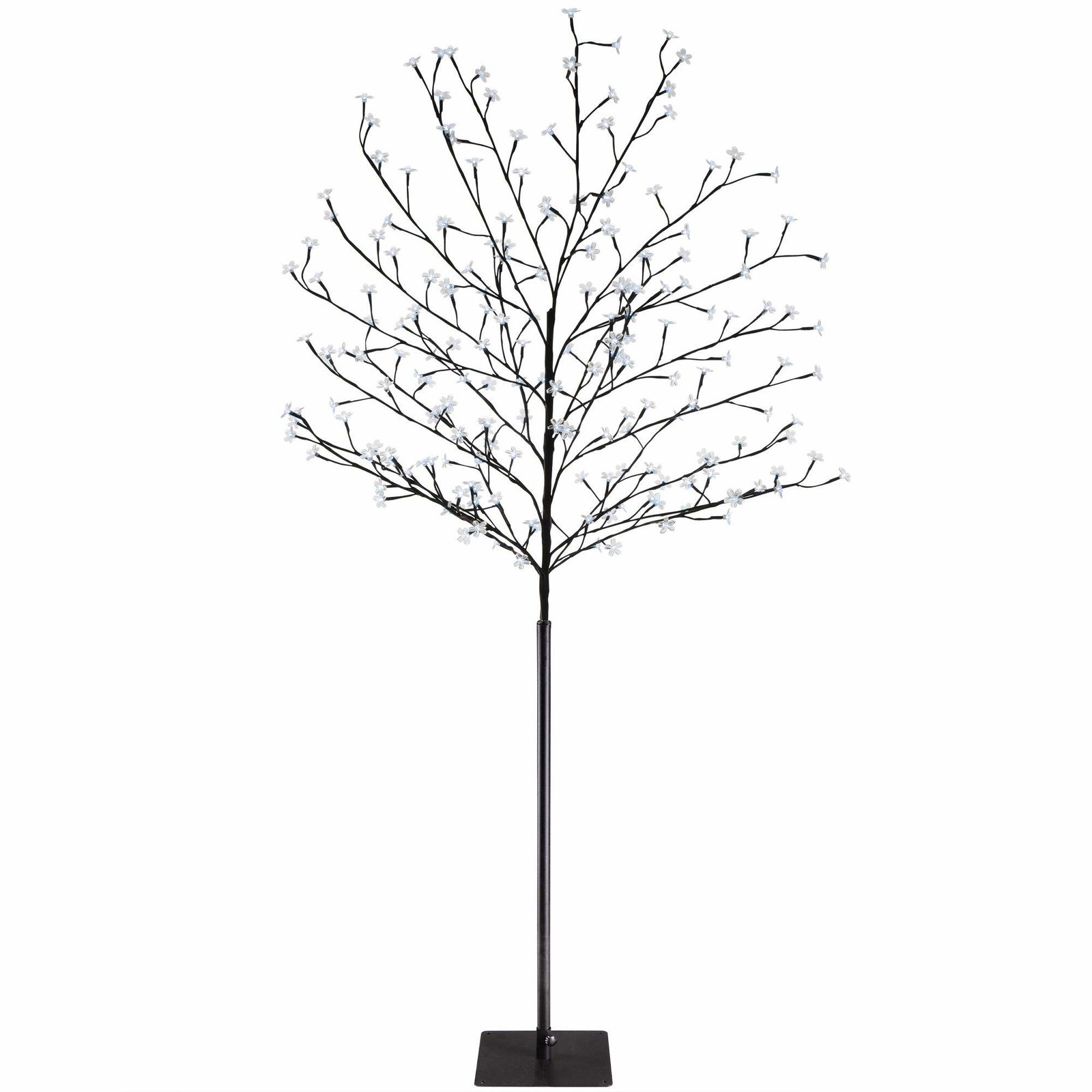 LED kirsebærblomsttræ, 220 cm, fjernbetjening og timer, IP44