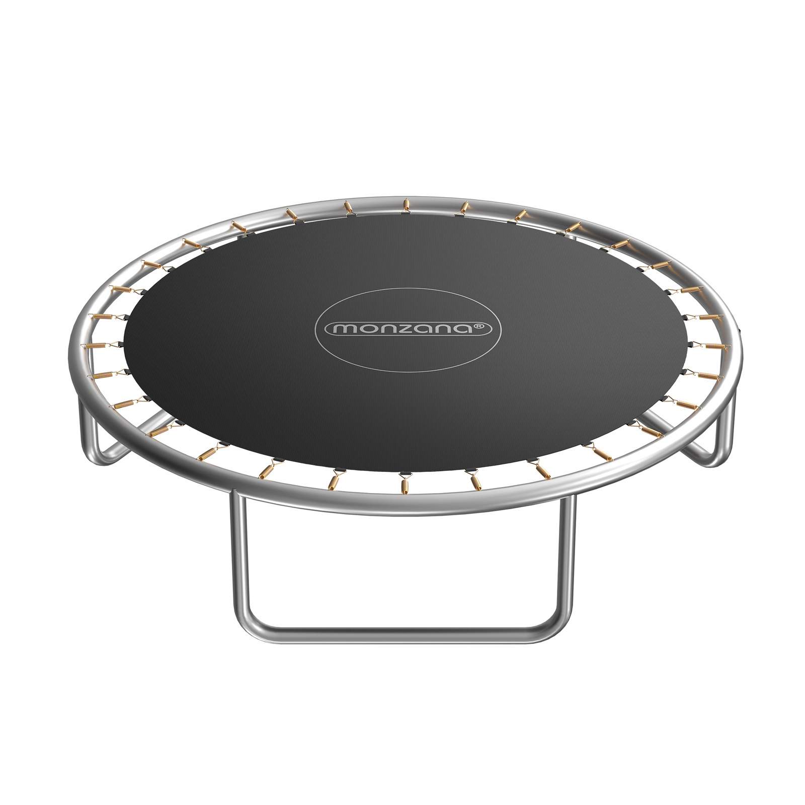 Trampolin hoppemåtte, sort, Ø183cm, UV-resistent