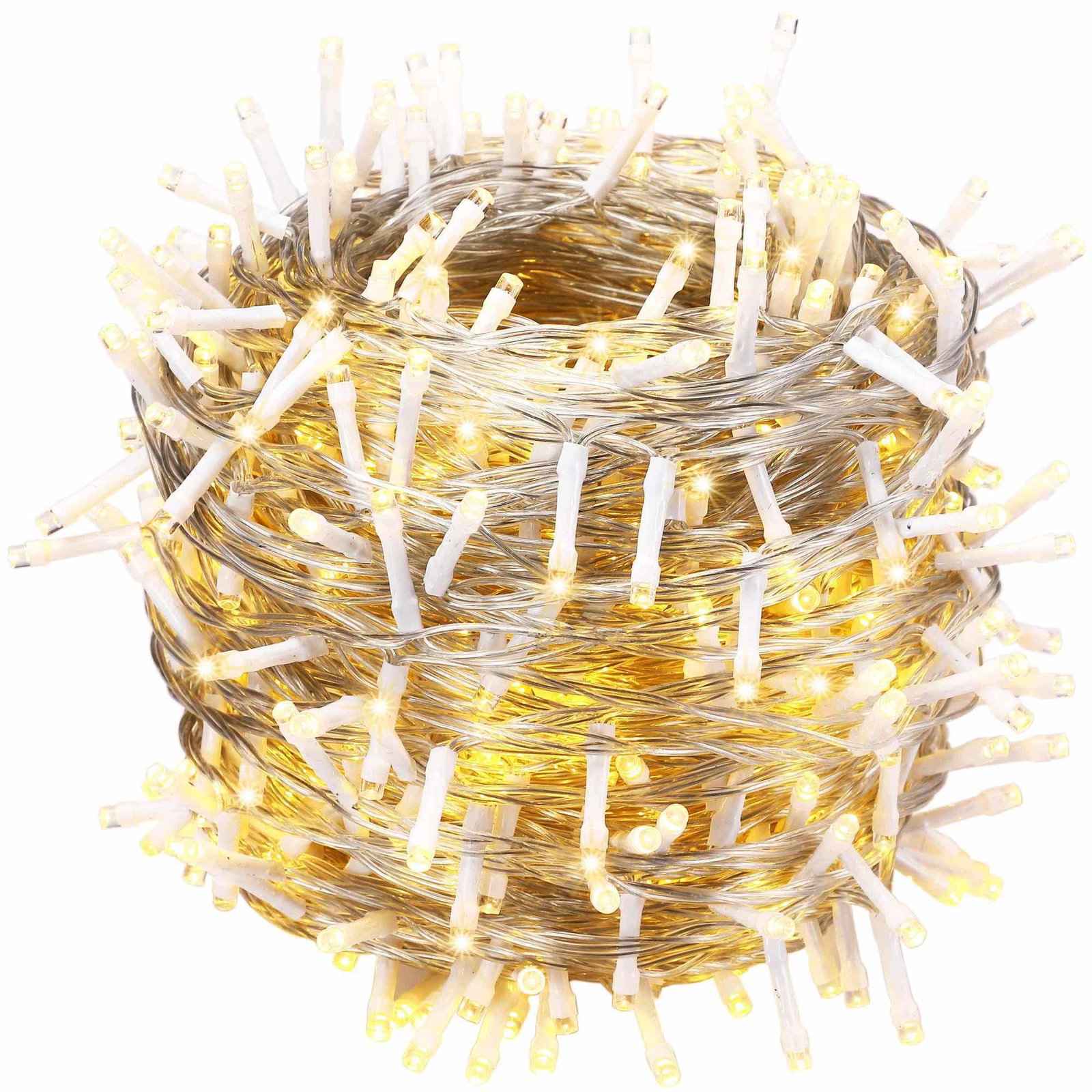 Julelyskæde, varm hvid, 40m, 400 LED'er, IP44