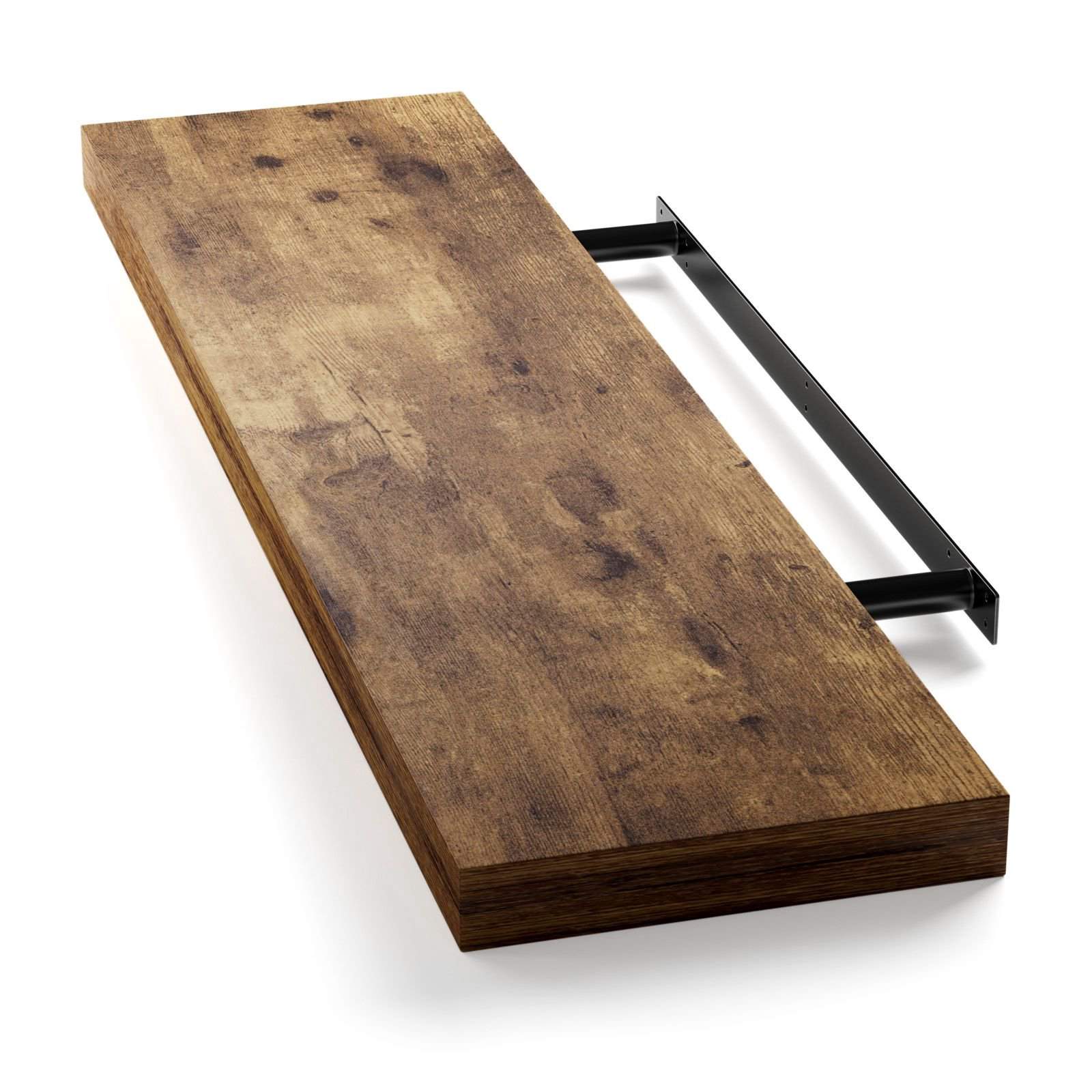 Flytande hylla mörk ek 90cm – Modern väggdisplay | Hem & Hobby | Pryloteket