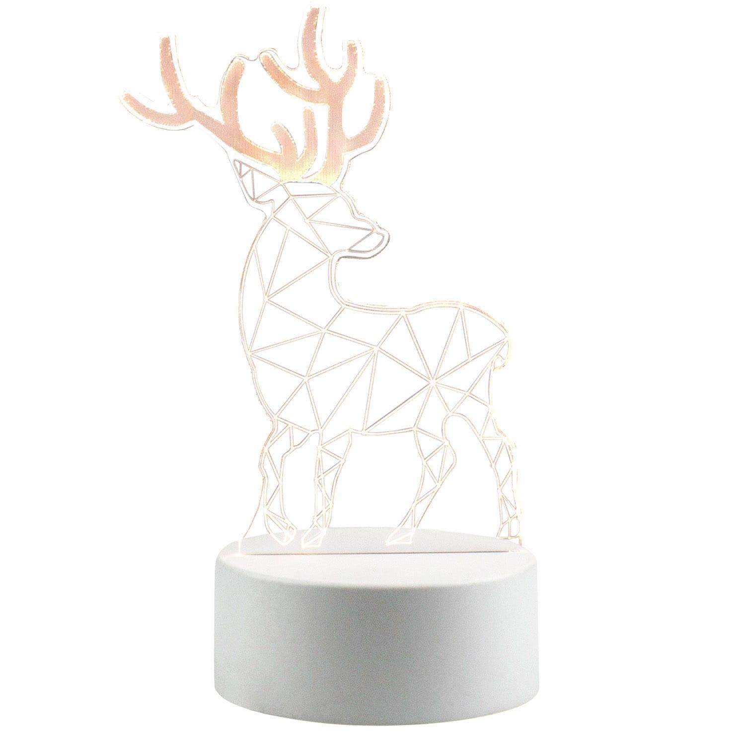 Poronmuotoinen lamppu