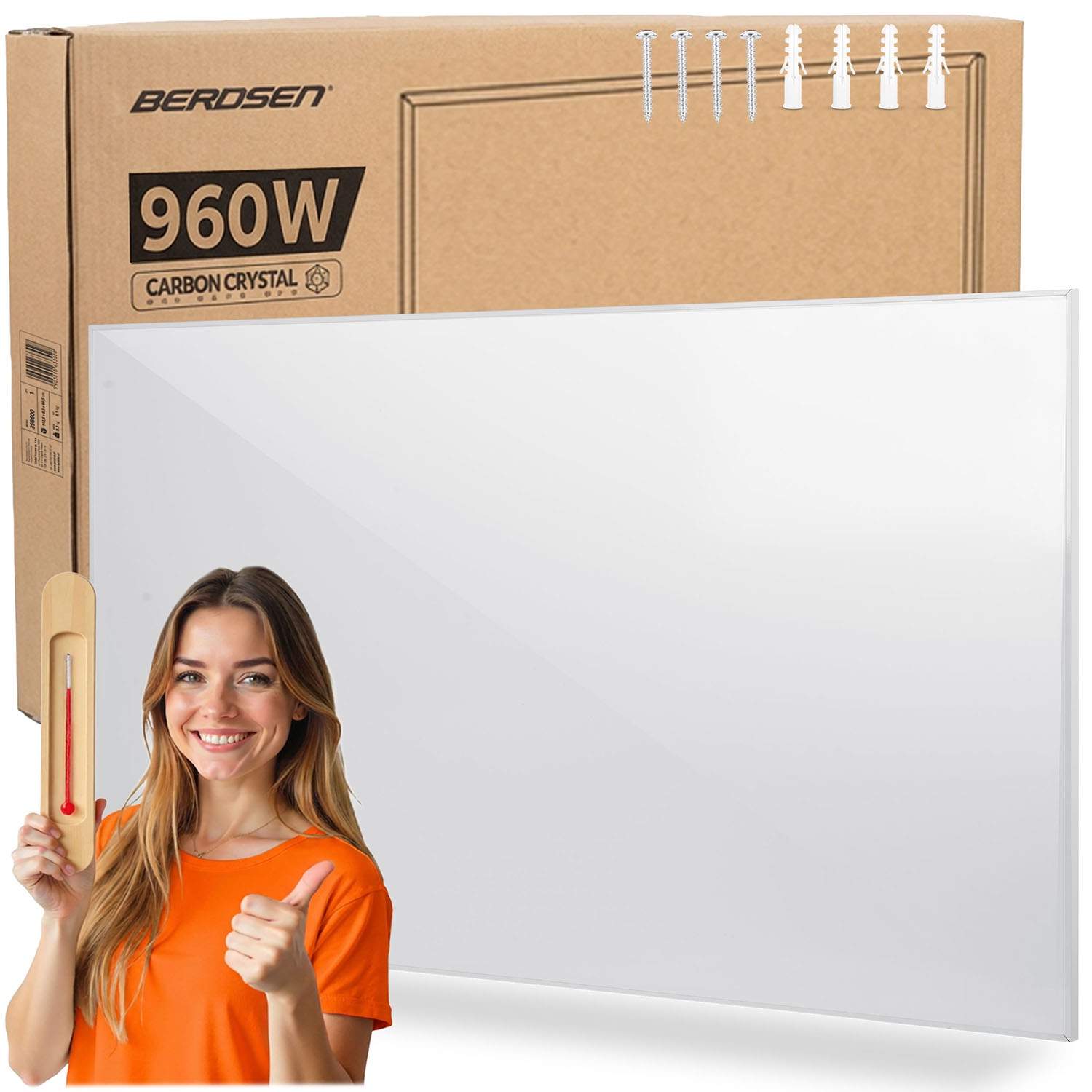 Infraröd värmare, 960W – Effektiv och kompakt | Hem & Hobby | Pryloteket