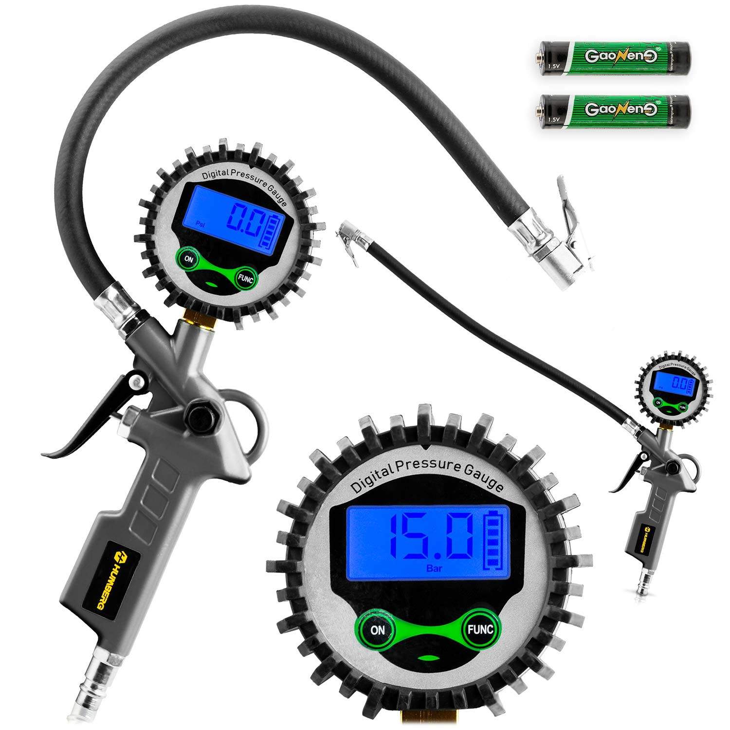 Digital däckpump med elektronisk mätare | Hem & Hobby | Pryloteket