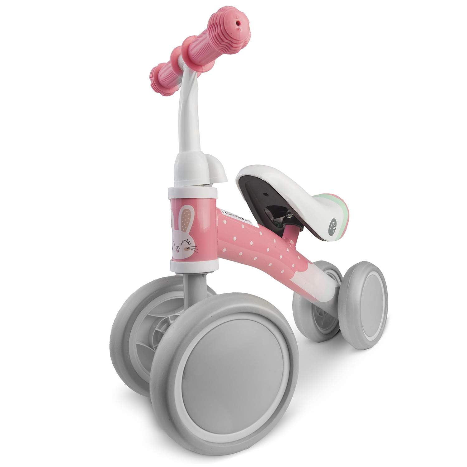 Børnebalancecykel med 4 hjul – sikker og sjov