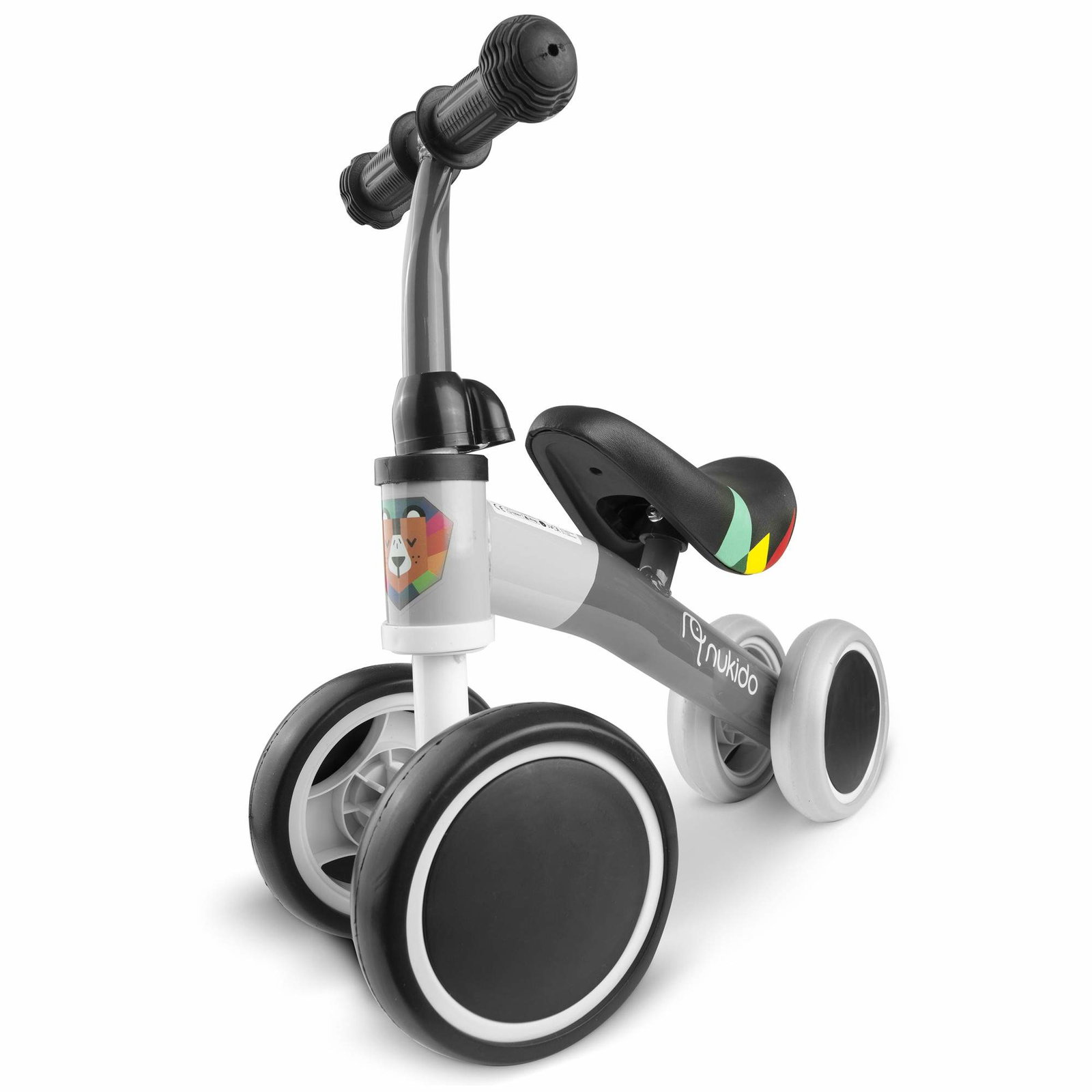 Børnebalancecykel, 4 hjul, let at køre