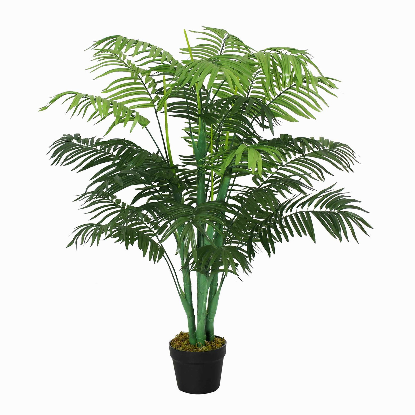 Kunstig palme 125 cm – 18 blade i potte