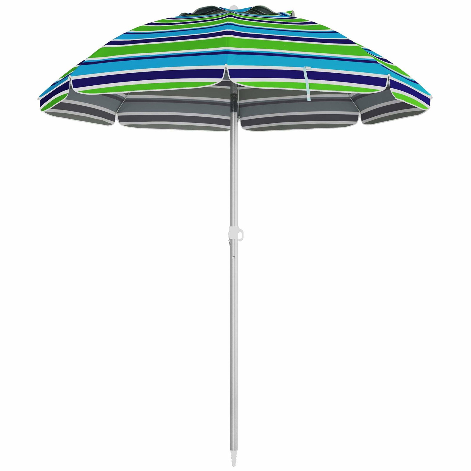 Strandparasol Ø178 cm UV40+ Justerbar & Ventileret
