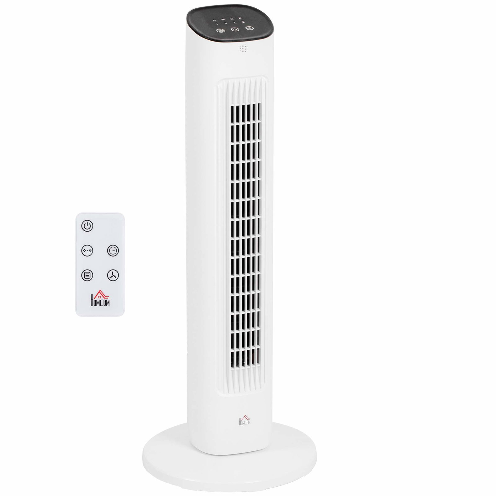 Oscillerende tårnventilator, fjernbetjening, 3 hastigheder, timer