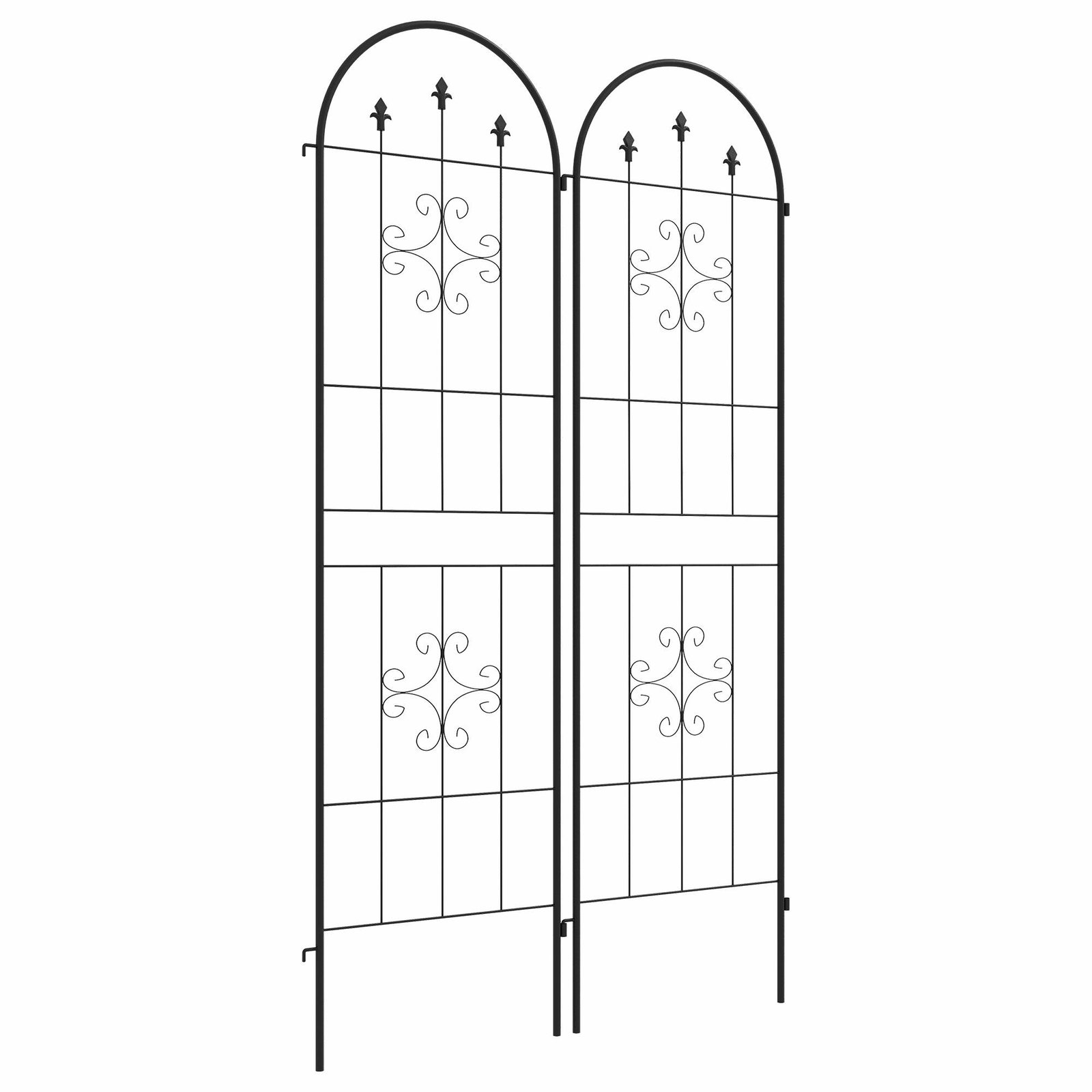 Metal espalier sæt med 2 – Rustfri klatreplantestøtte