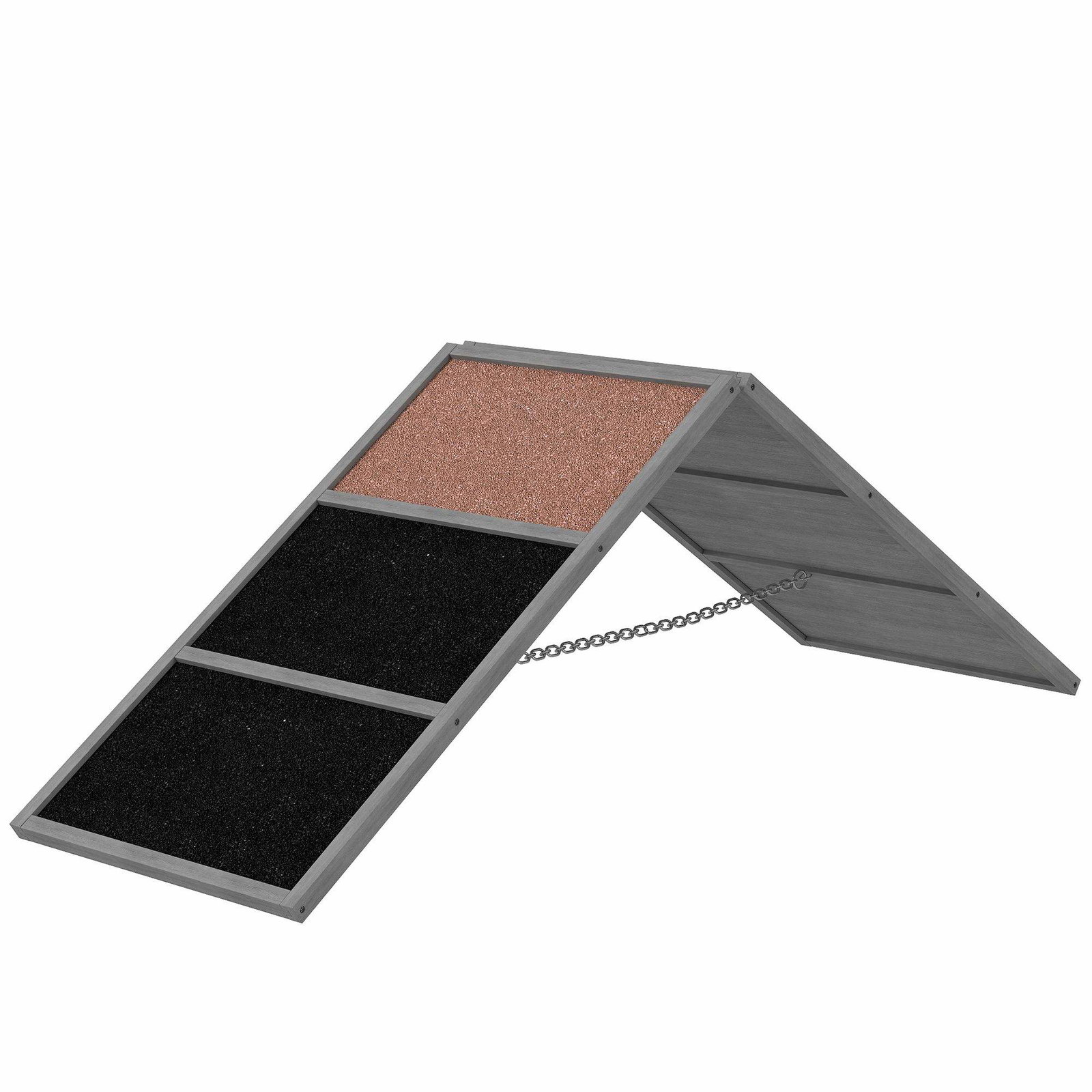 Hundesportsrampe – Skridsikker, A-ramme, 173 x 59 x 66 cm