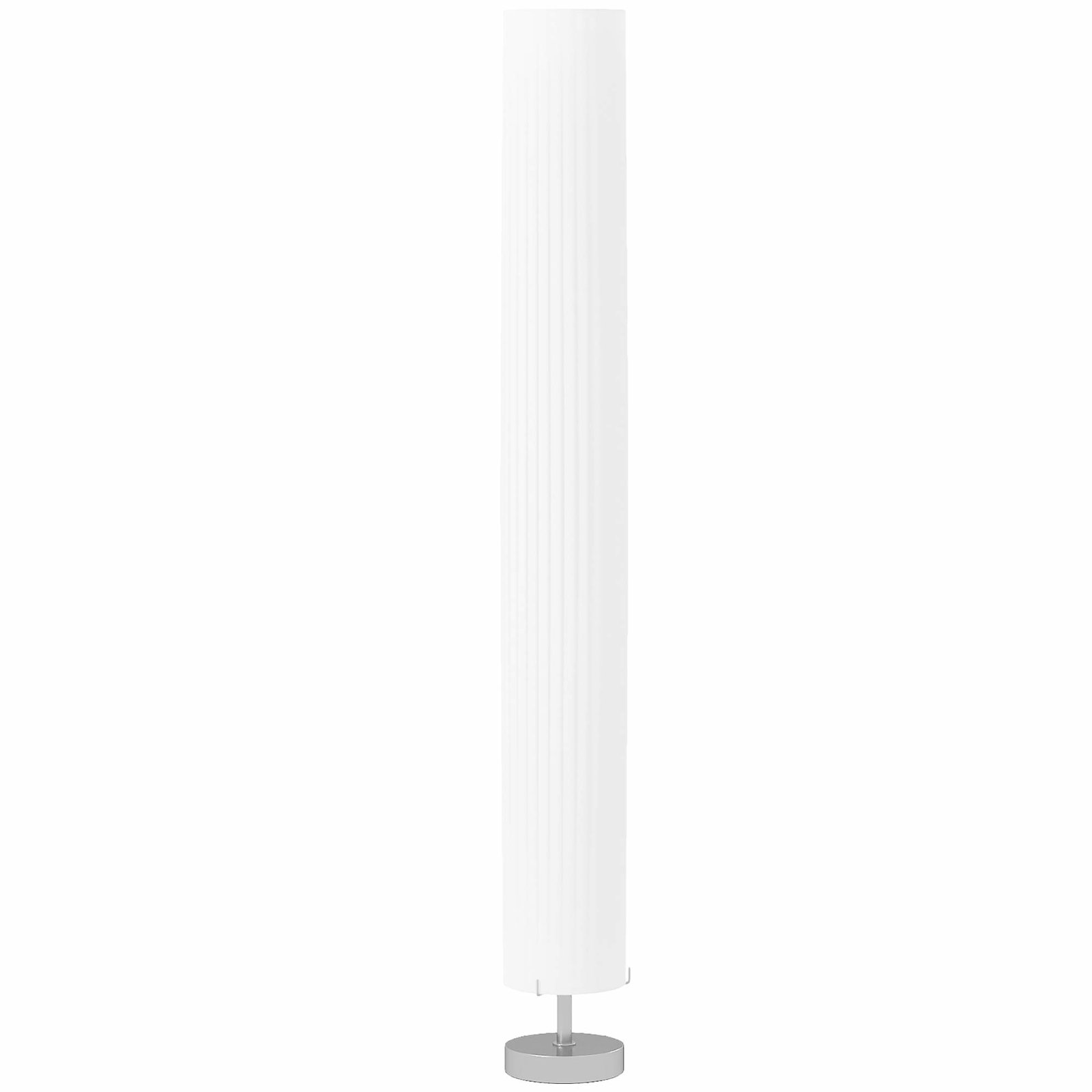 Gulvlampe med polyesterskærm – 2 E27-fatninger, 120 cm