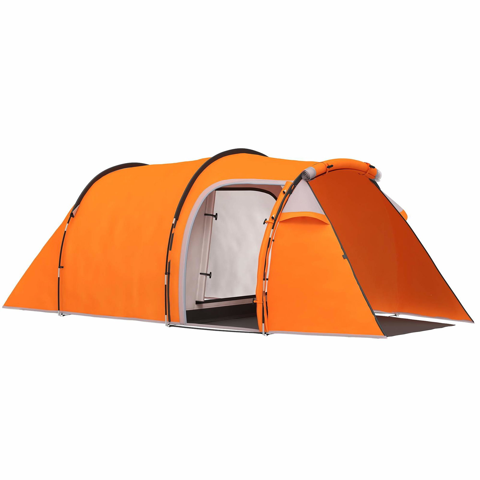 Campingtelt til 2-3 personer, veranda og lampekrog, 2000 mm vandtæt