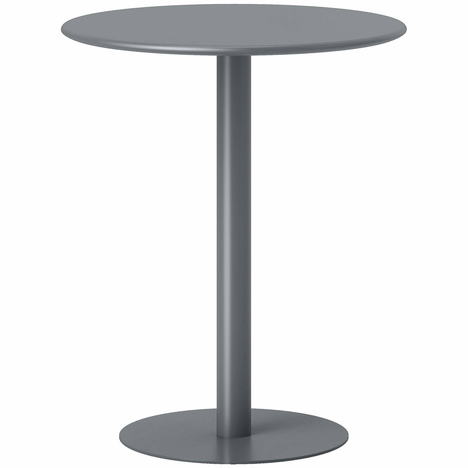 Runt matbord för 2 – Inomhus/Utomhus stål, grått | Hem & Hobby | Pryloteket