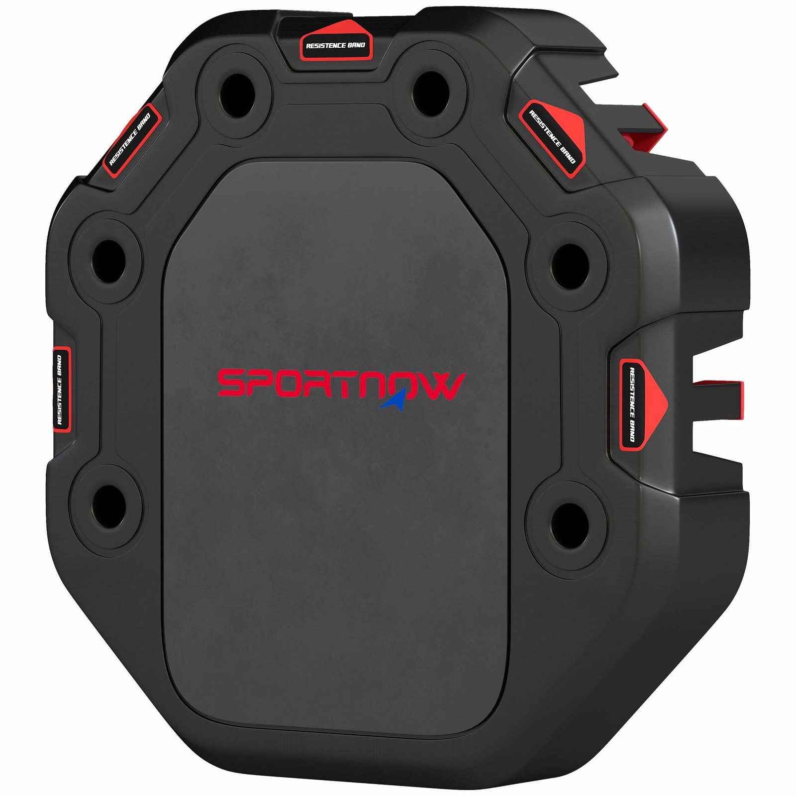 Justerbart push-up board med elastikker og hjul