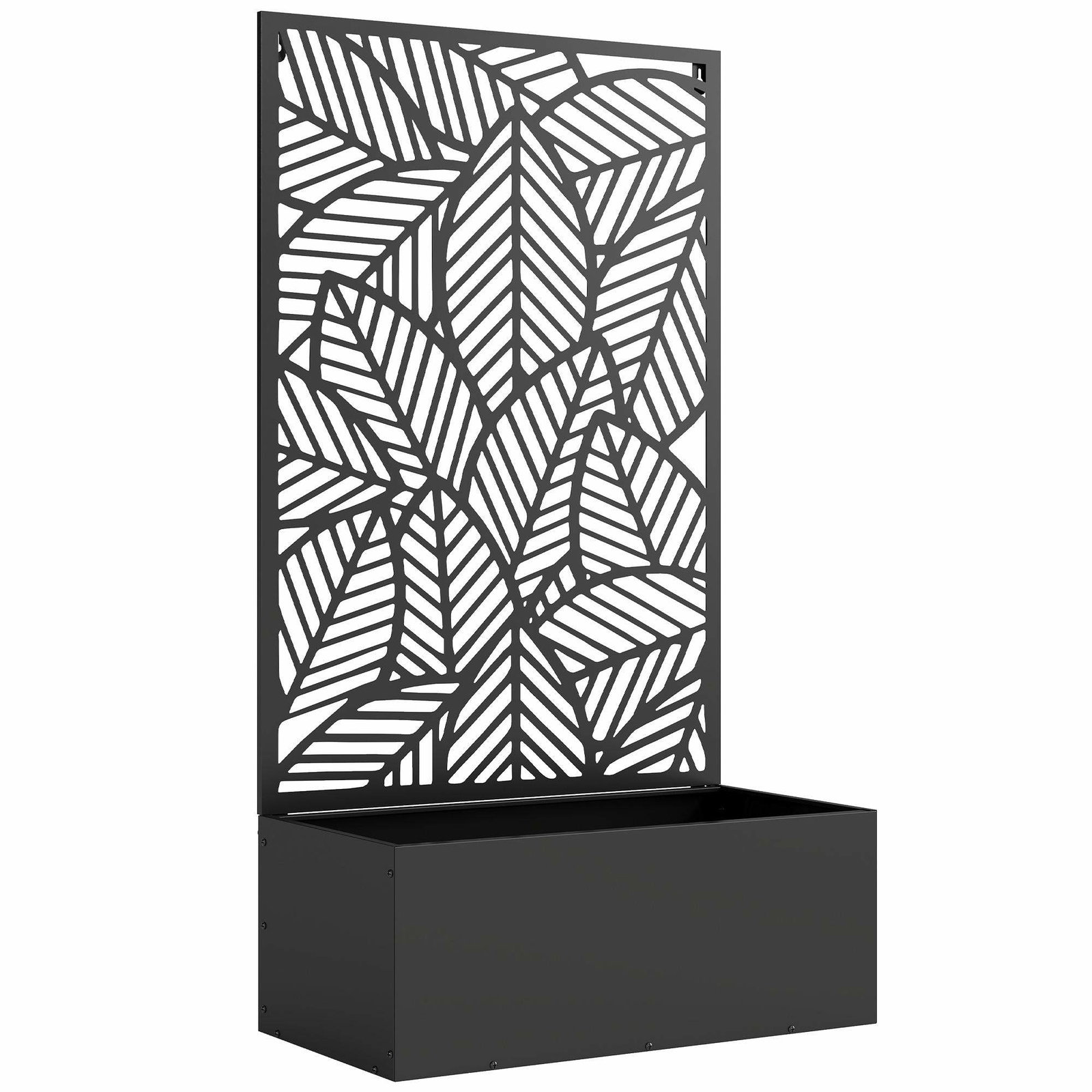 Højbed i metal med espalier – fritstående eller vægmonteret