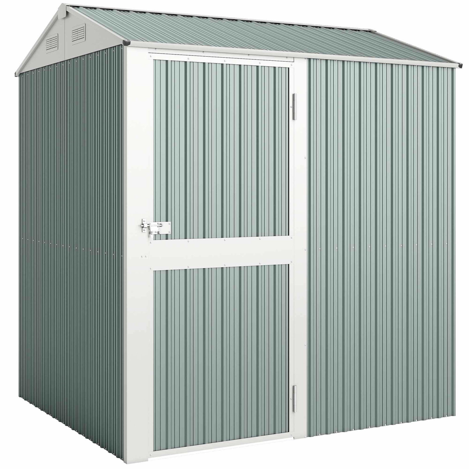 Metalskur 3,5m² – Aflåseligt med ventilation